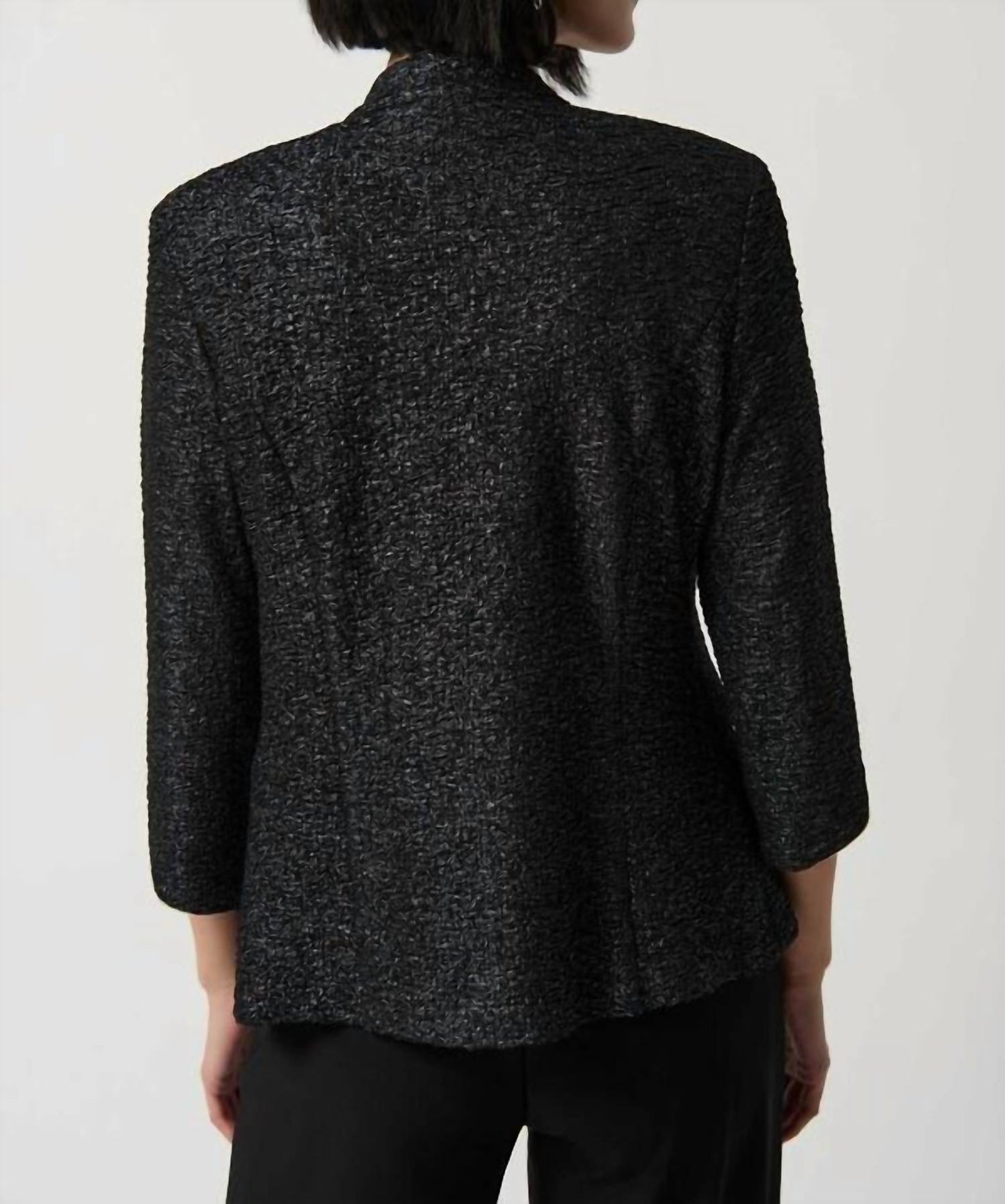 Top color negro y plateado
