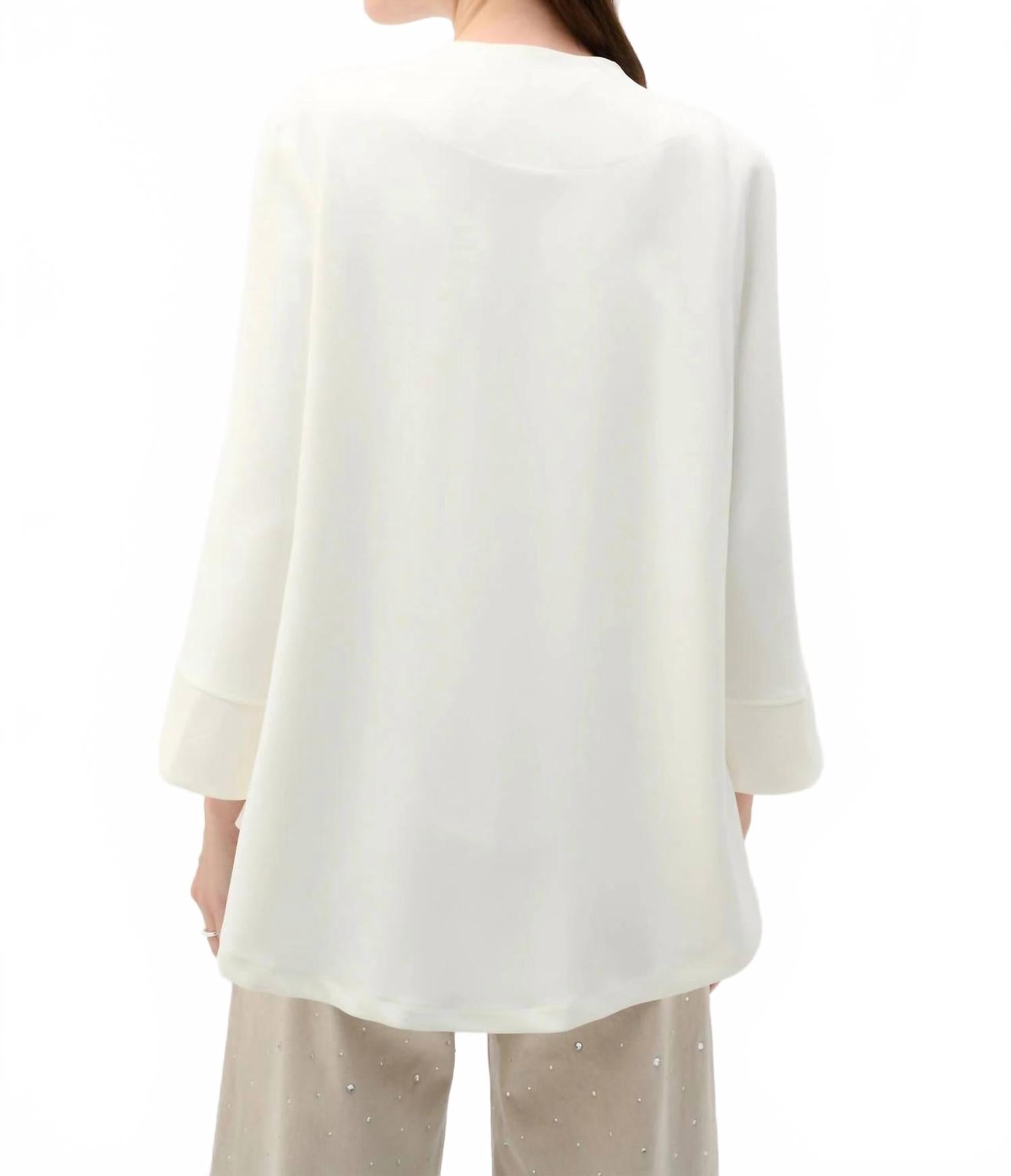 Chaqueta color blanco