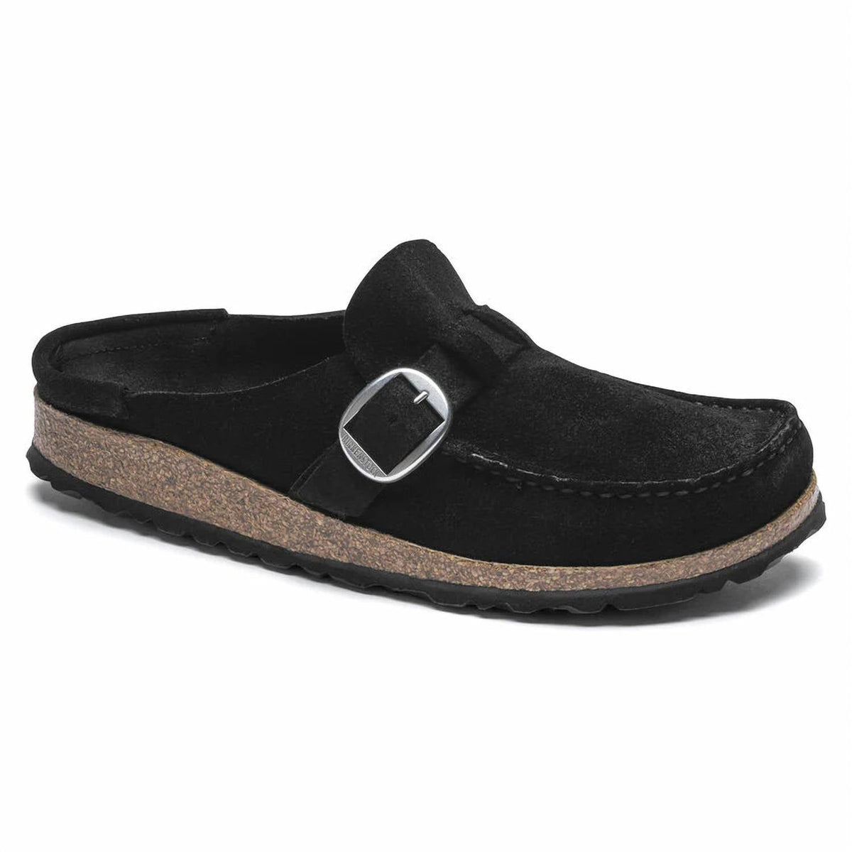 Mocasines de mujer de gamuza color negro
