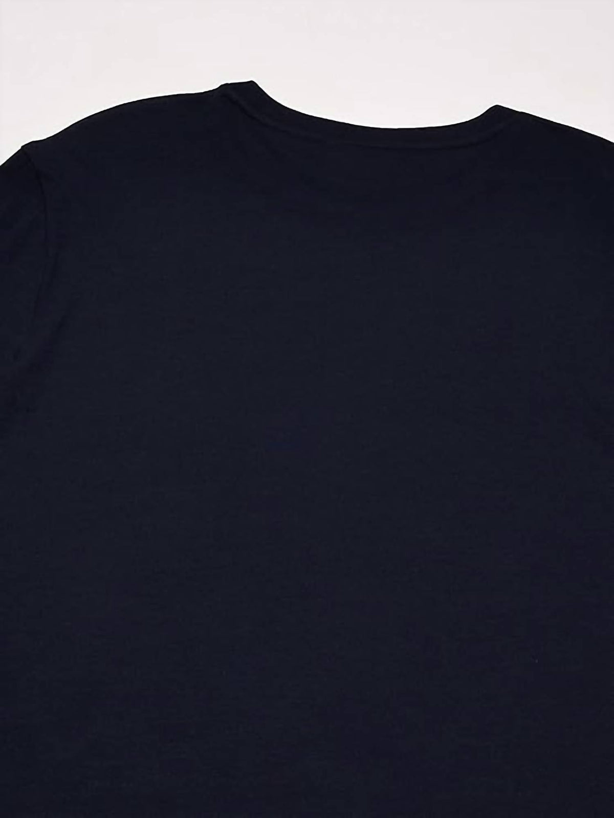 Camiseta de hombre de manga larga con cuello redondo color azul marino