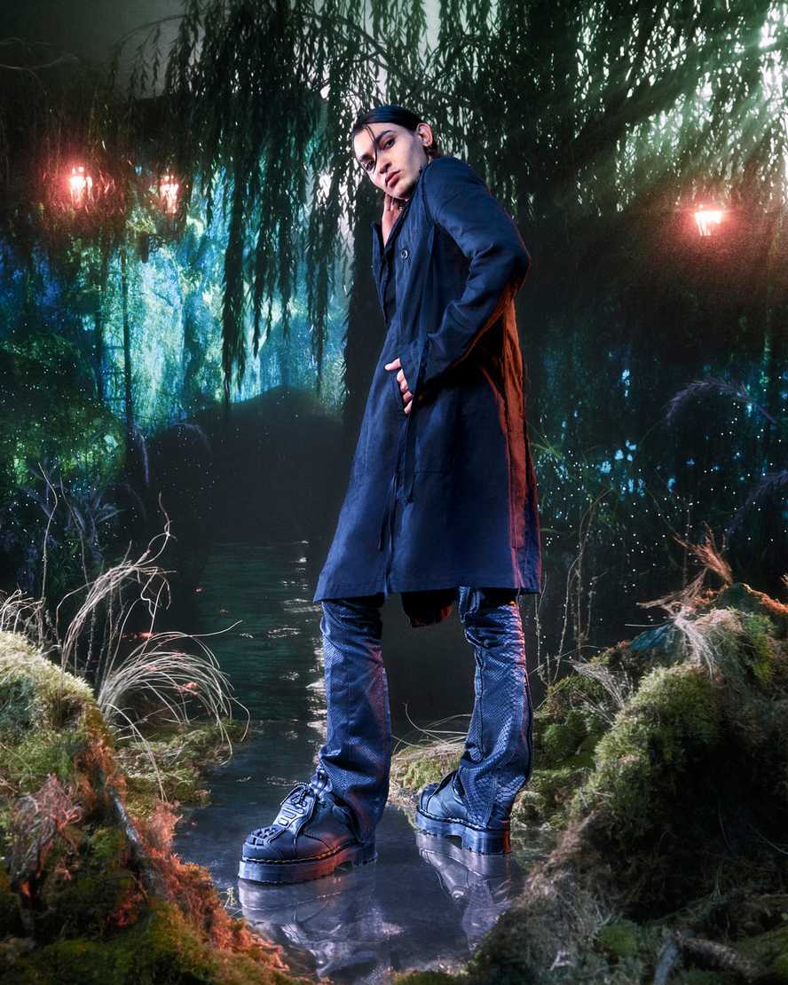 Zapatos de cordones de cuero