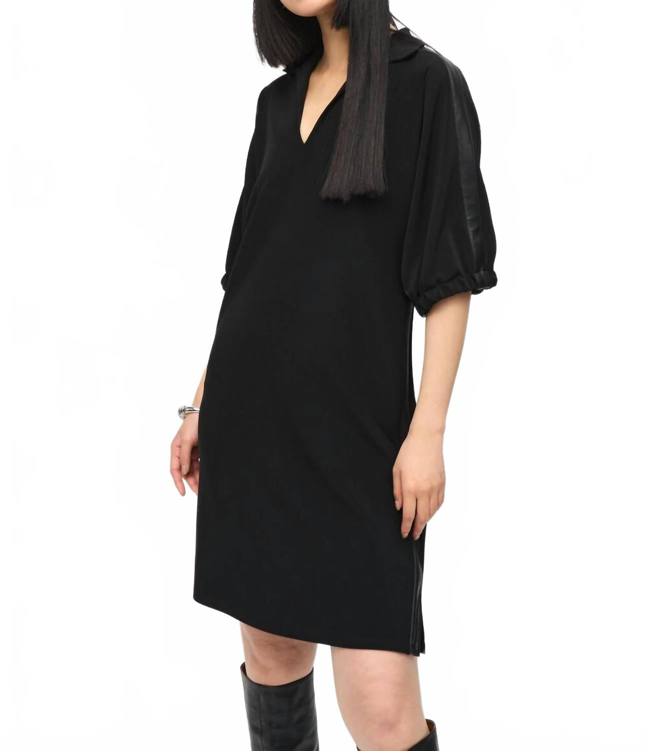 Vestido corto color negro
