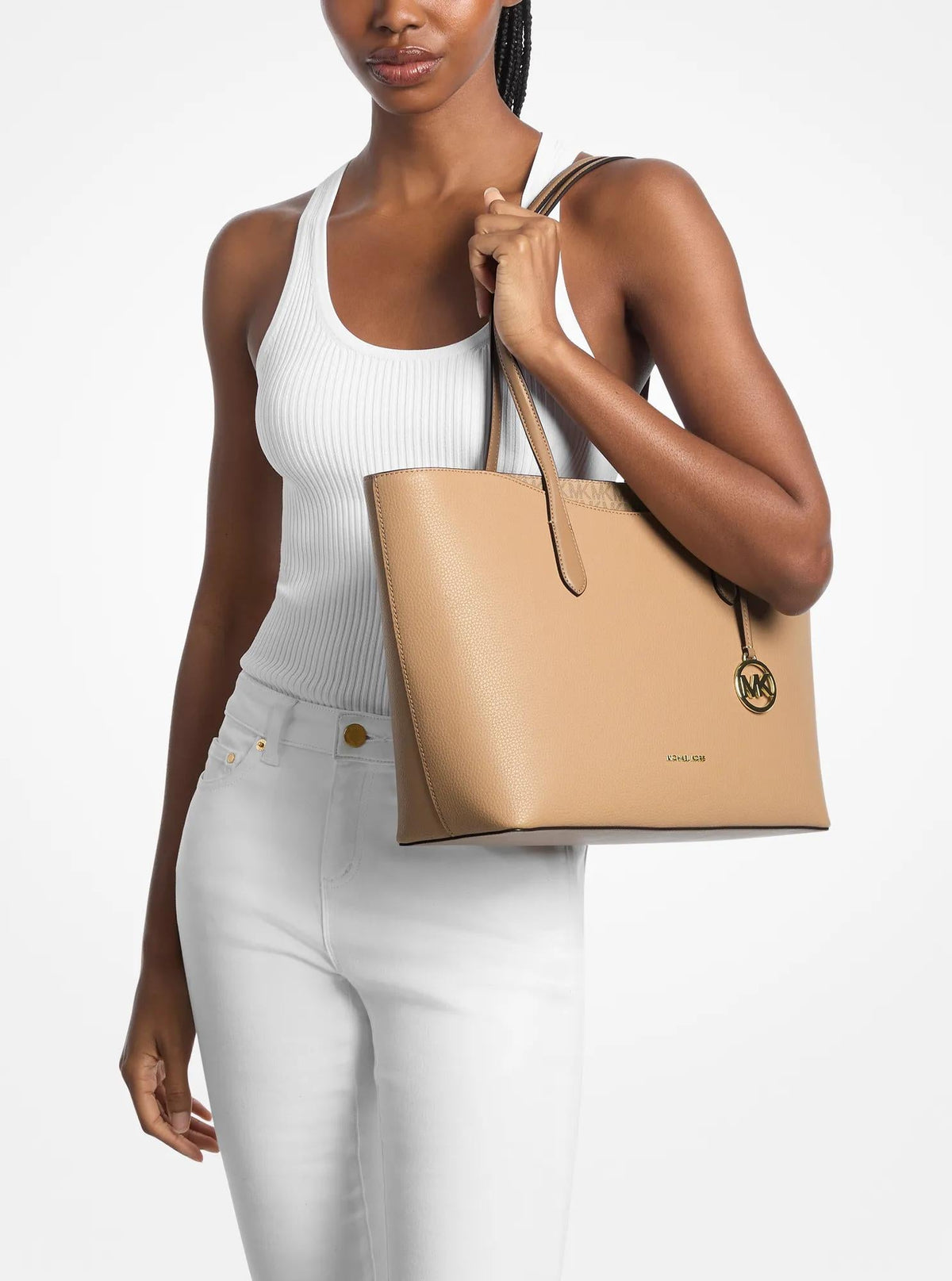 Bolso tote de cuero