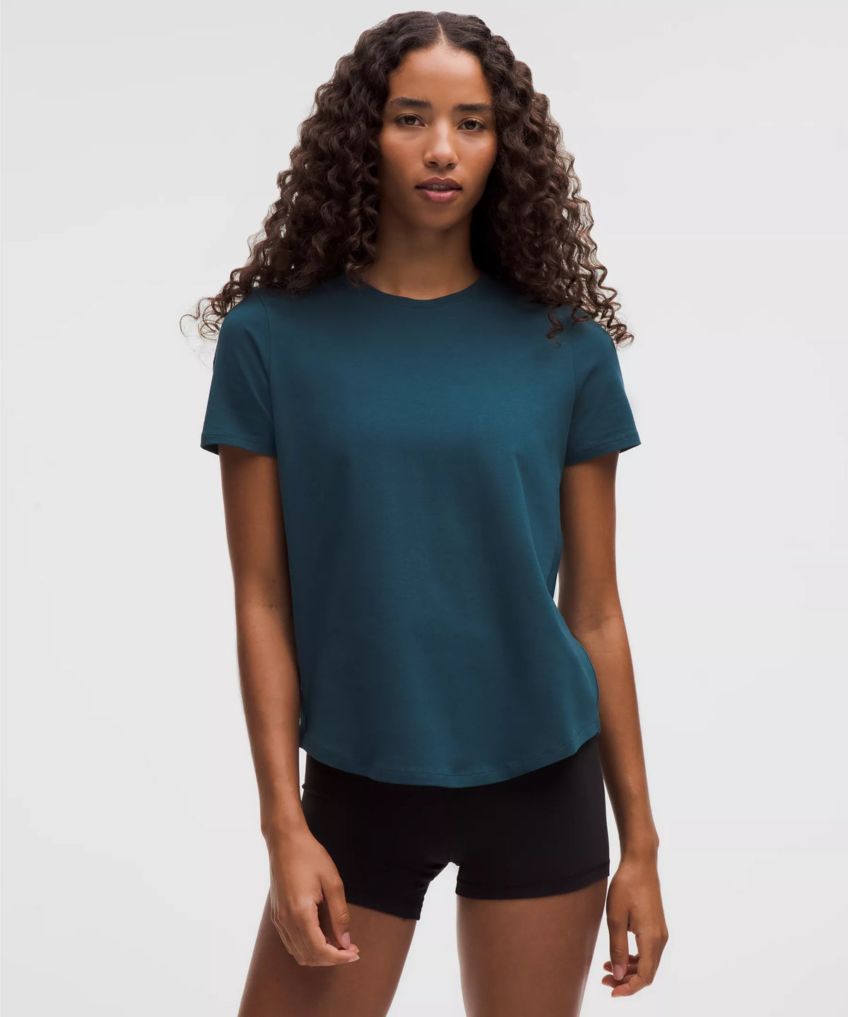 Camiseta con cuello redondo