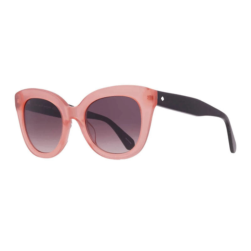Gafas color café y rosado
