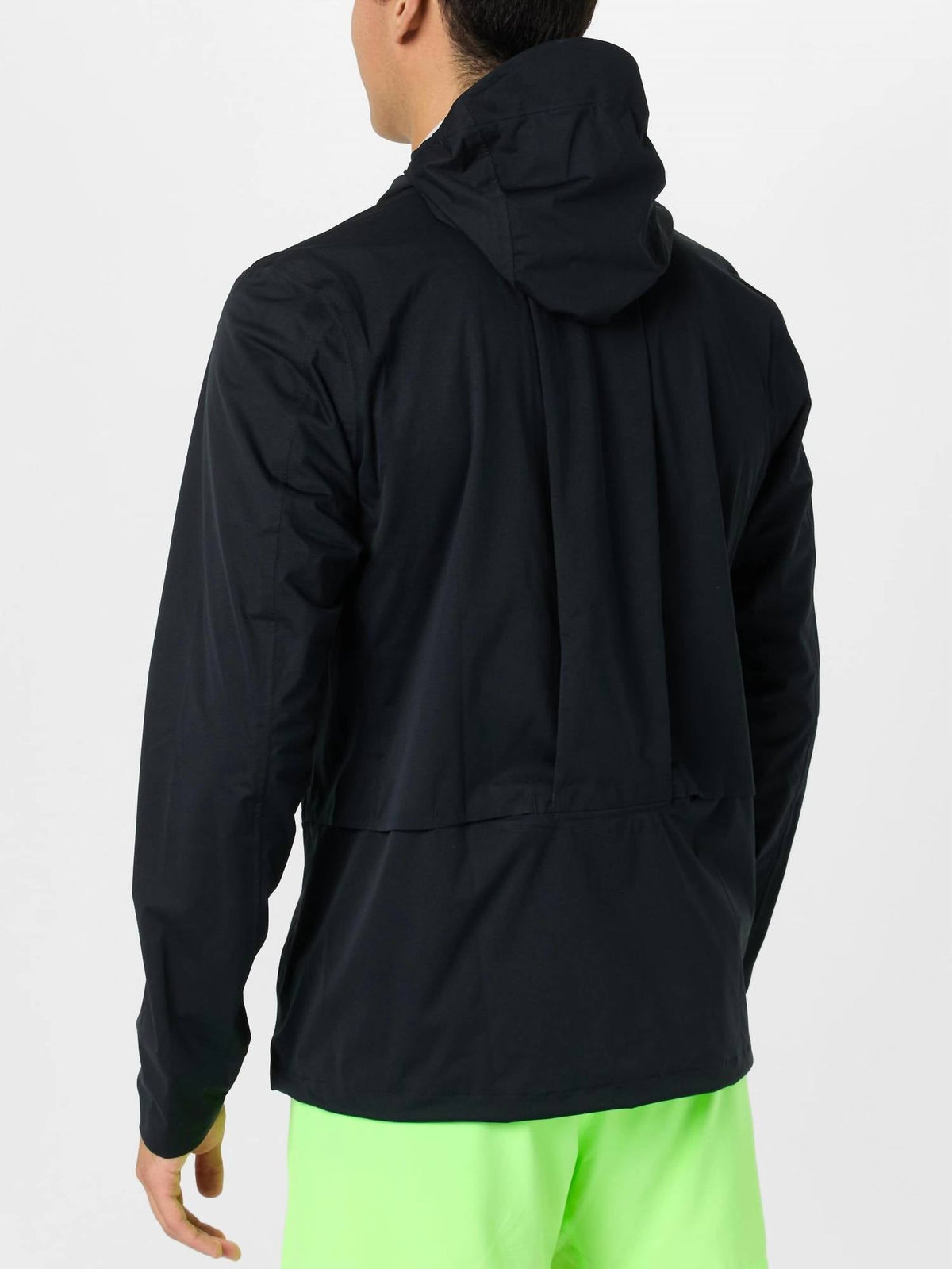 Chaqueta impermeable color negro