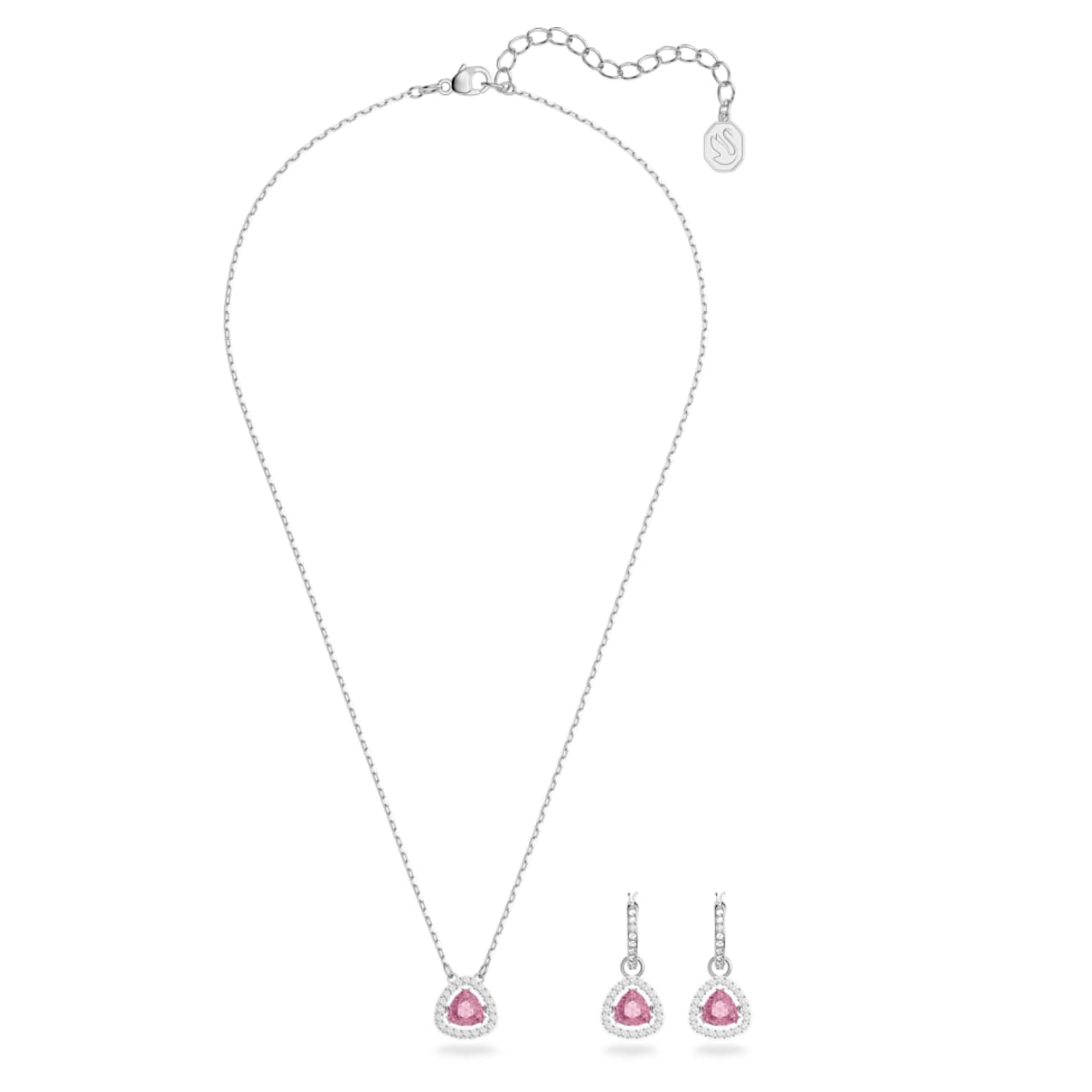 Set de joyería color rosado