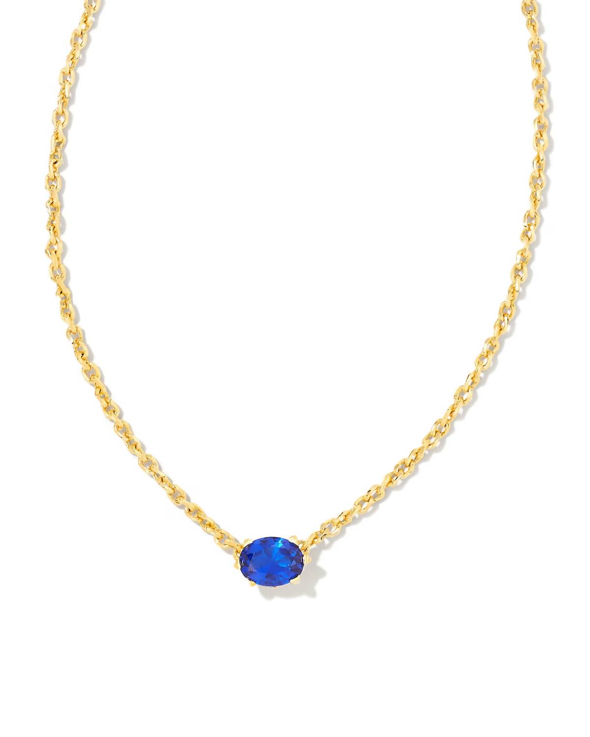 Collar de mujer color azul