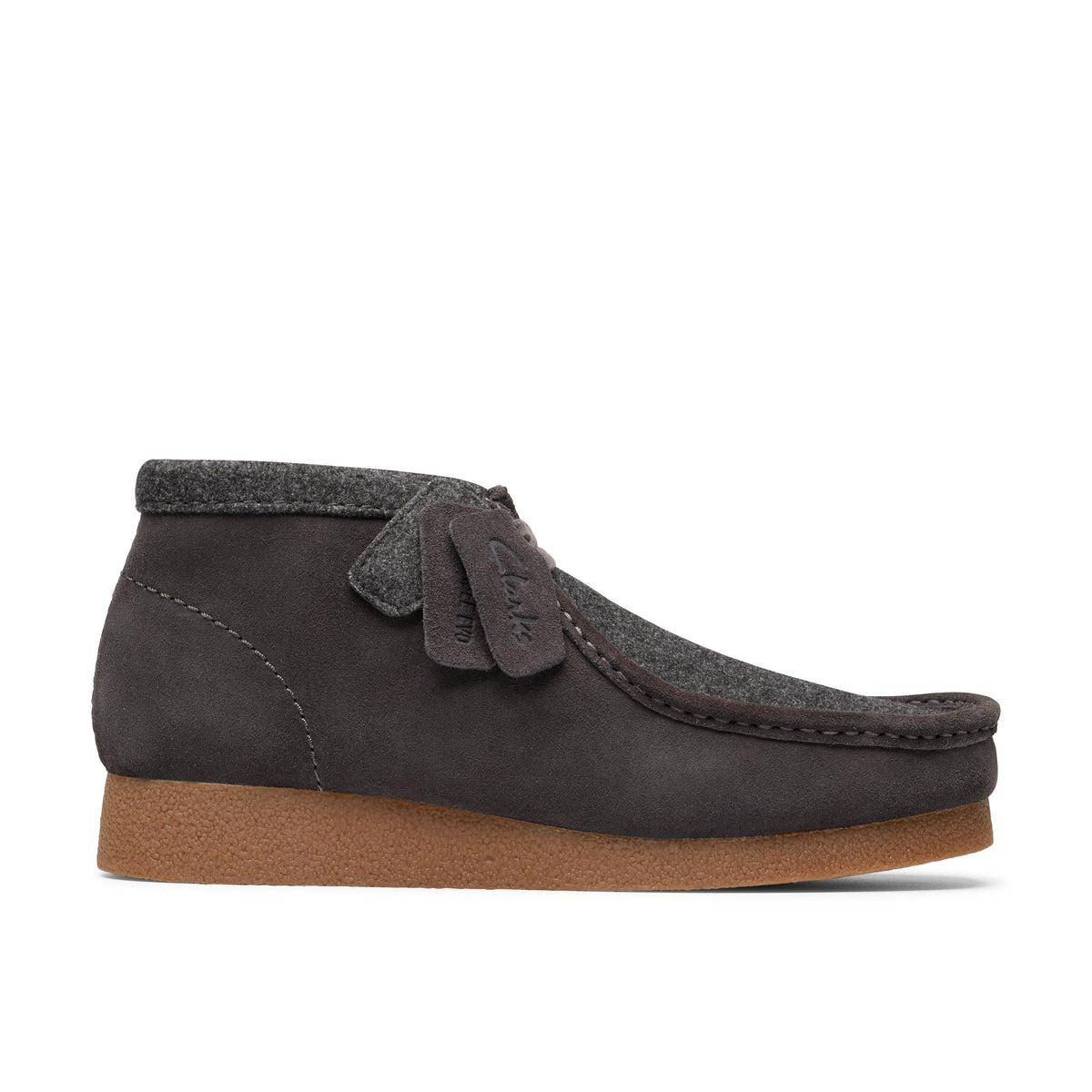 Calzado de gamuza color gris