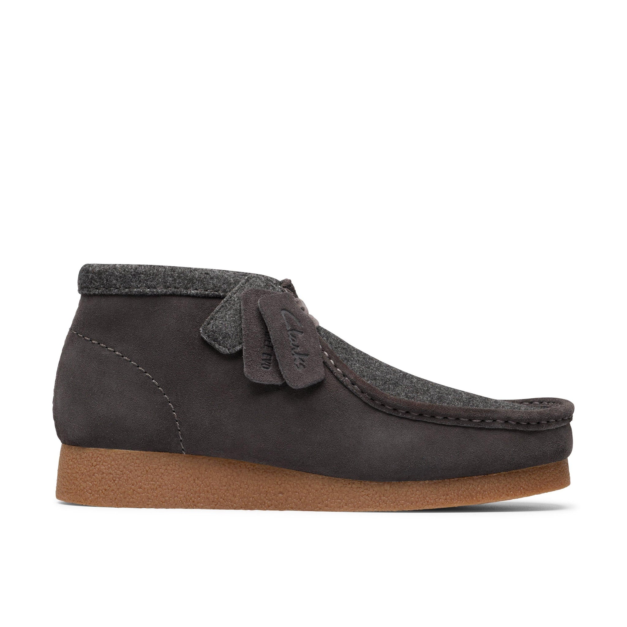Calzado de gamuza color gris