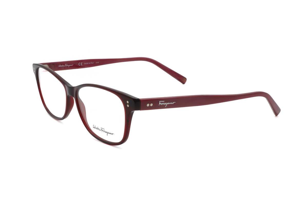Montura para gafas de hombre 55 mm color rojo