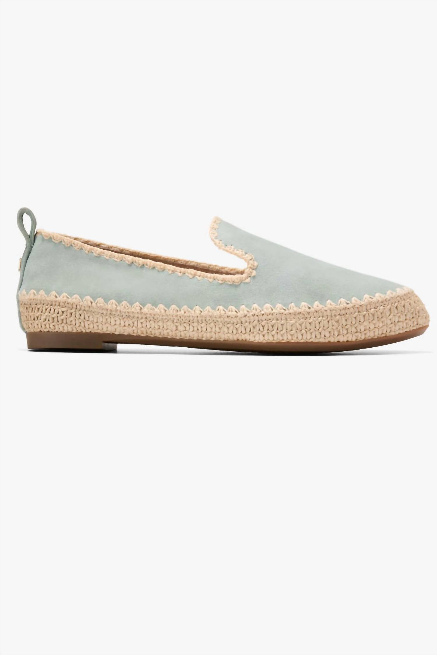 Mocasines de mujer de gamuza sin cordones