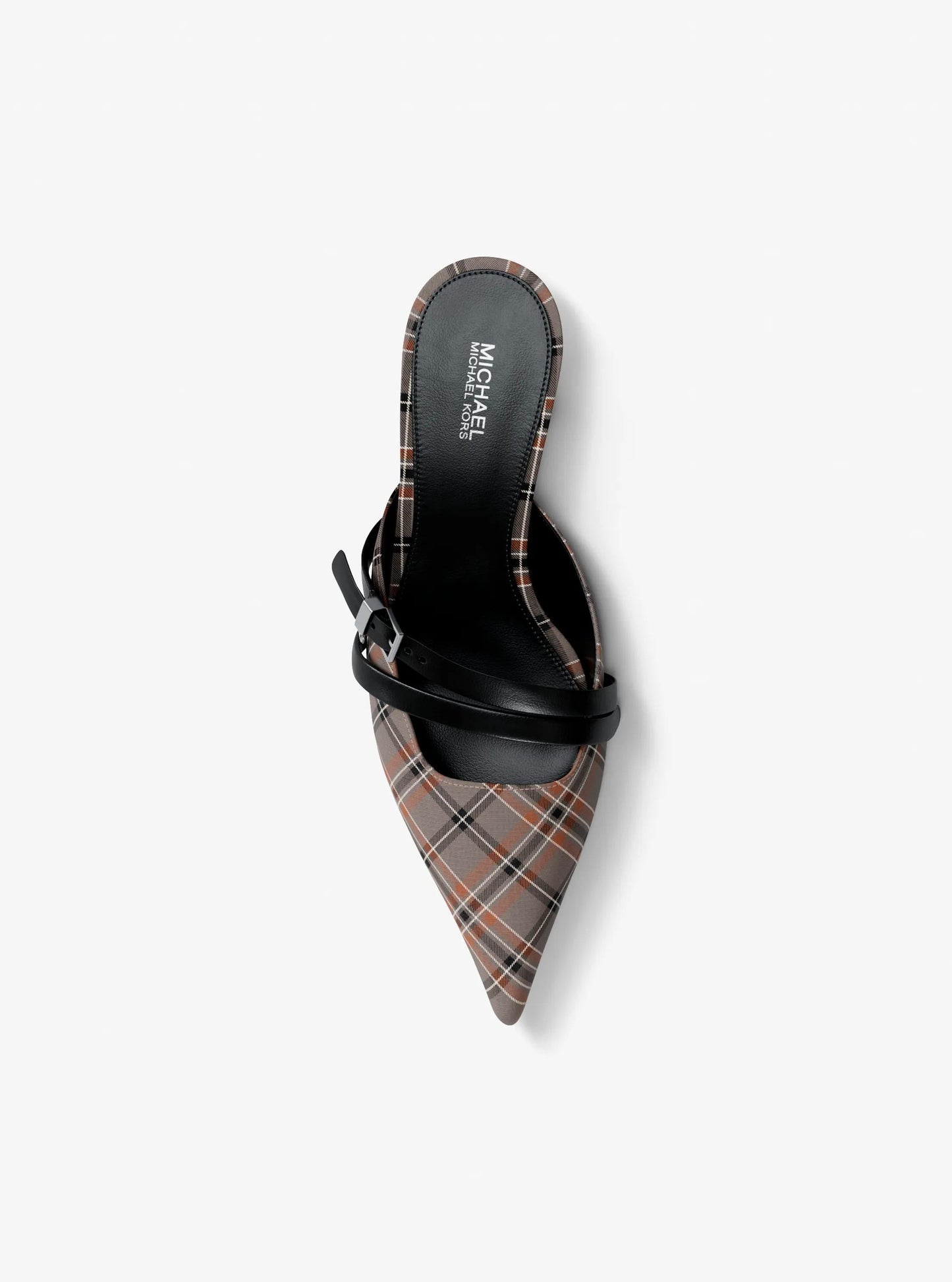 Zapatos destalonados a cuadros