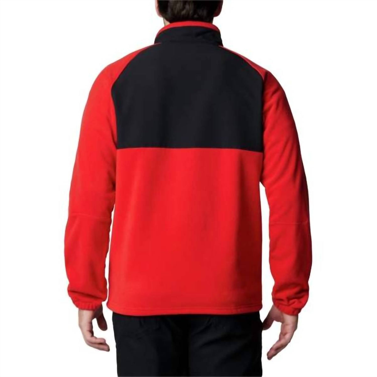 Chaqueta color negro y rojo