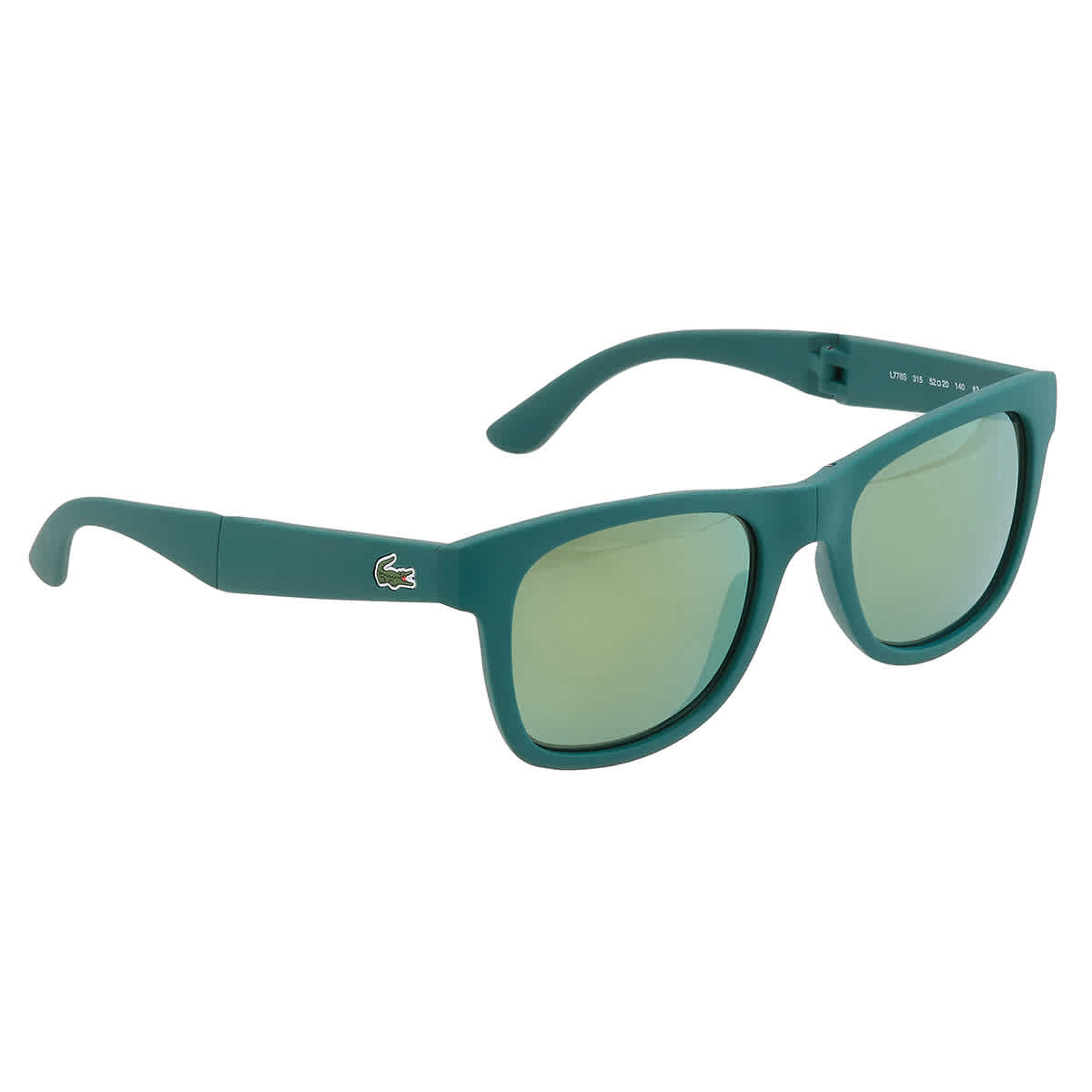 Gafas de sol unisex de montura cuadrada color verde