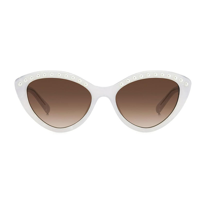Gafas color blanco y café