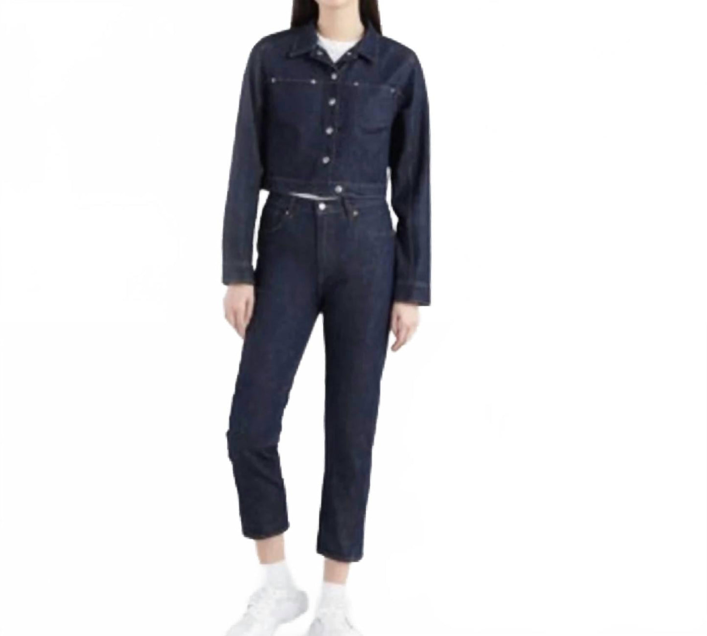 Jean color azul