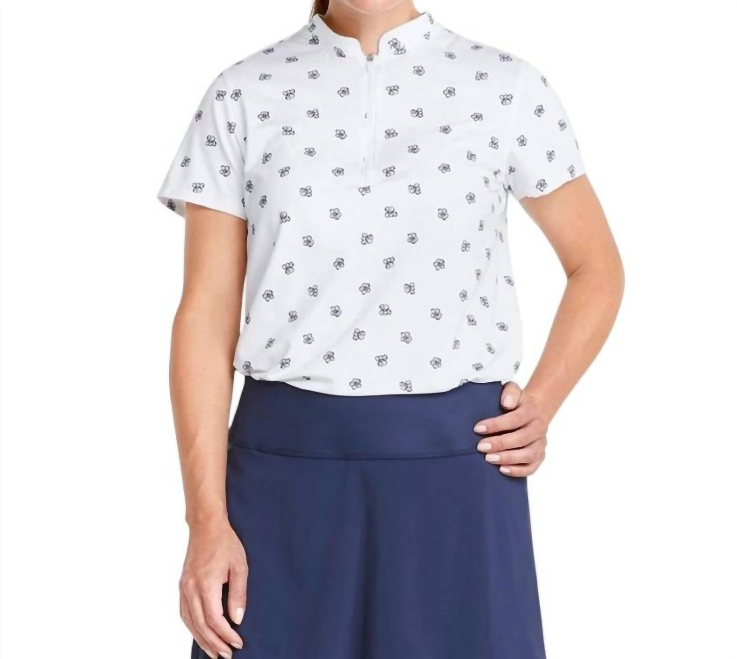 Polo color blanco