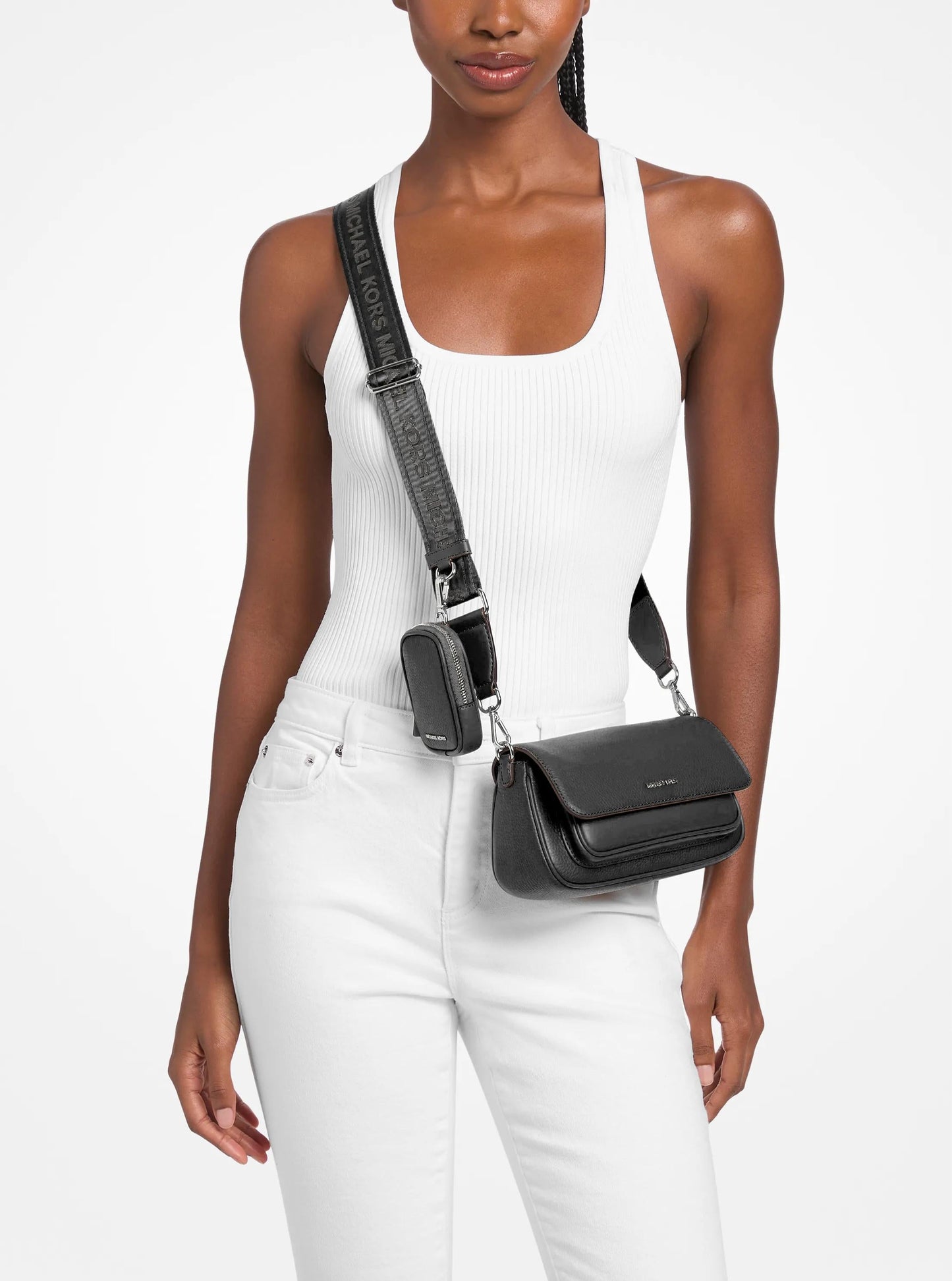 Bolso cruzado de cuero