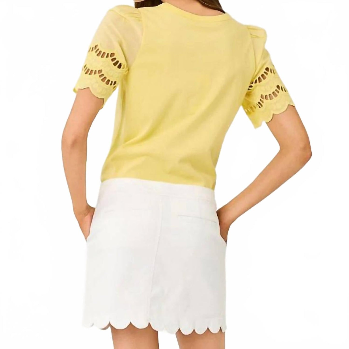 Top color amarillo