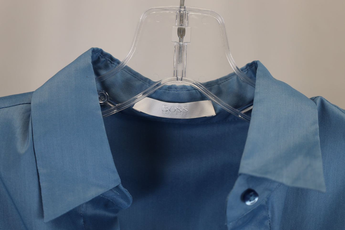 Top de algodón sin mangas color azul
