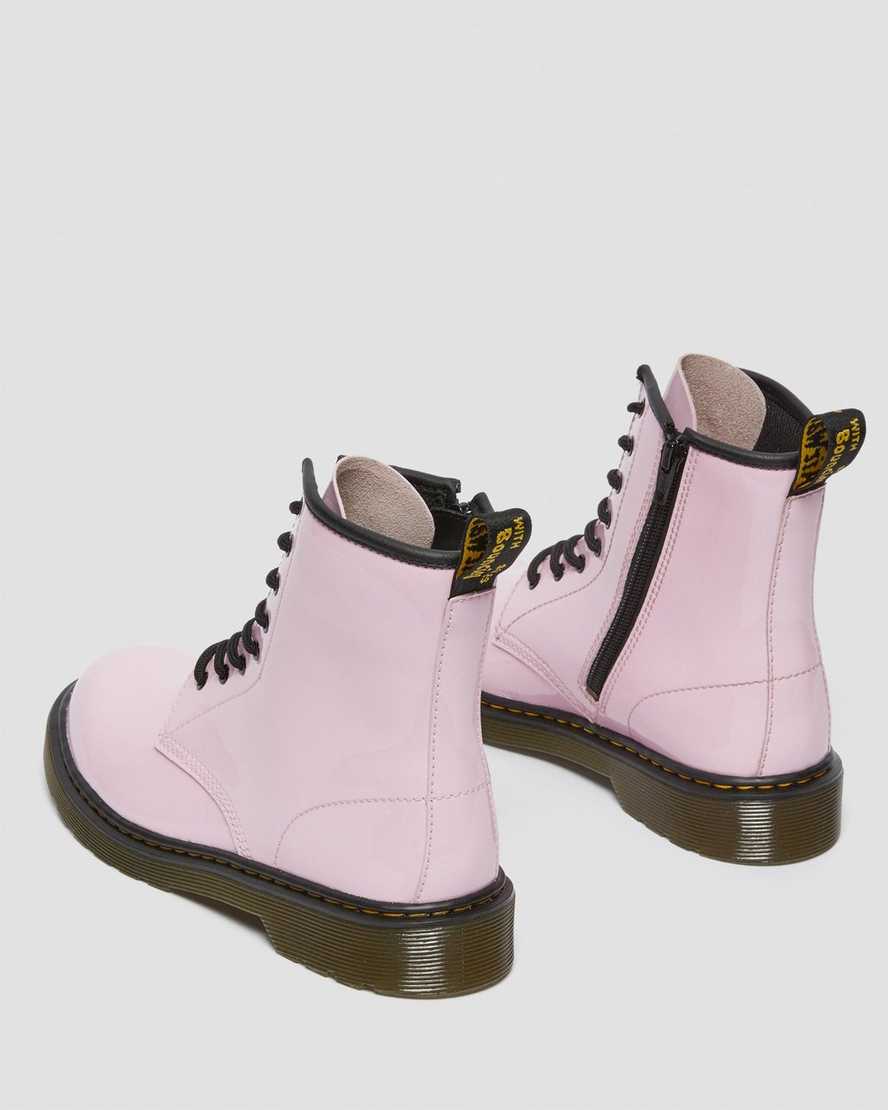 Botas infantil de cuero con cordones