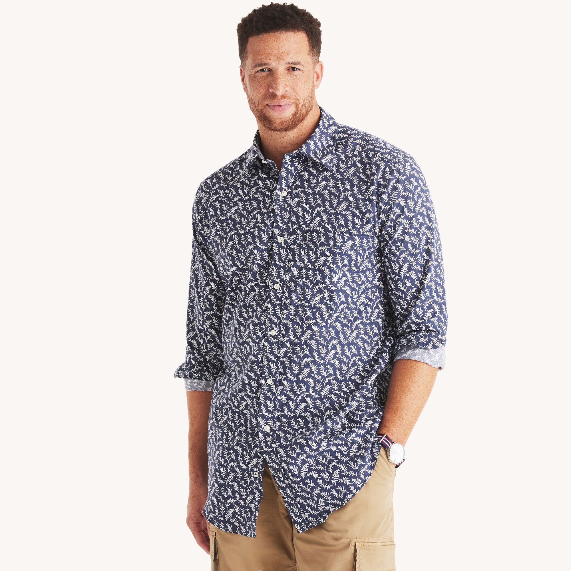 Camisa de hombre con estampado