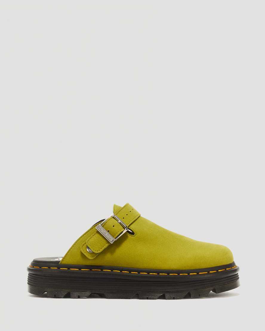 Zapatos destalonados de nobuk