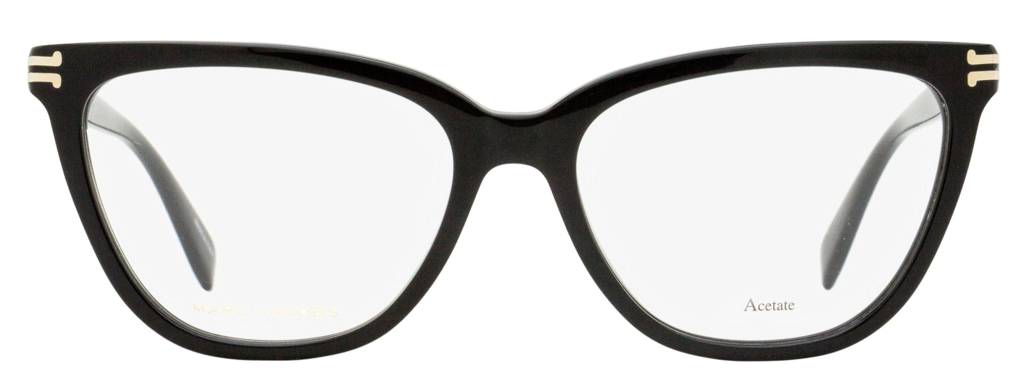 Montura para gafas de mujer de montura tipo gato 53 mm color negro