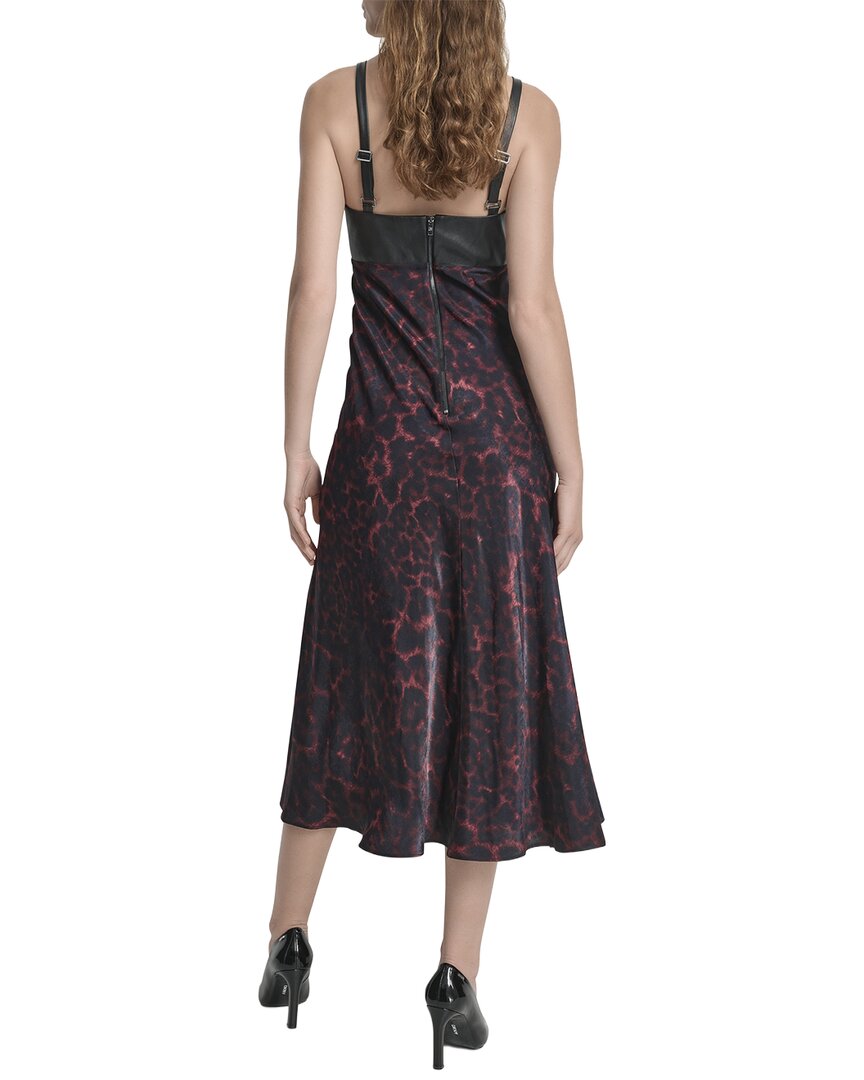 DKNY Vestido Midi Estampado de Guepardo