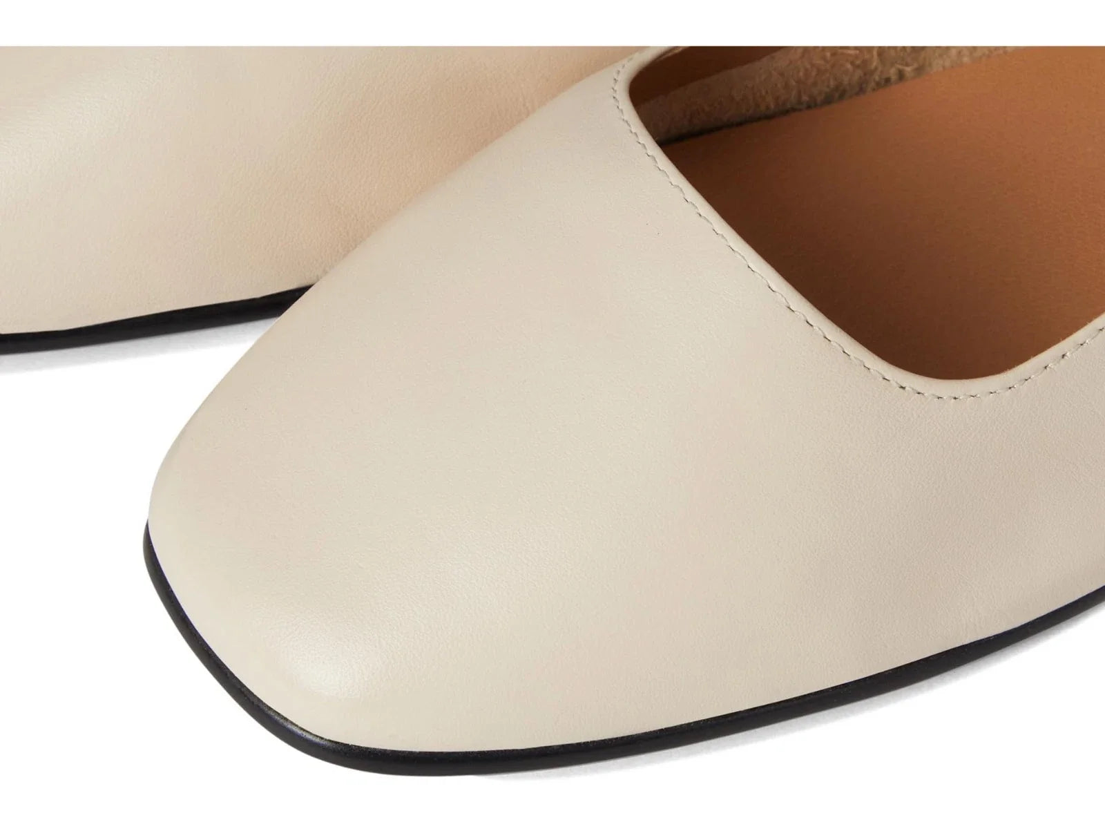Baletas de mujer de cuero sin cordones