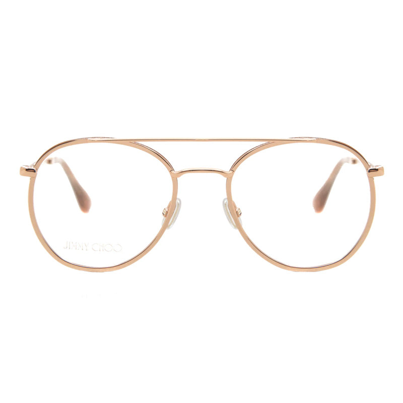 Gafas 51 mm color rosado y dorado