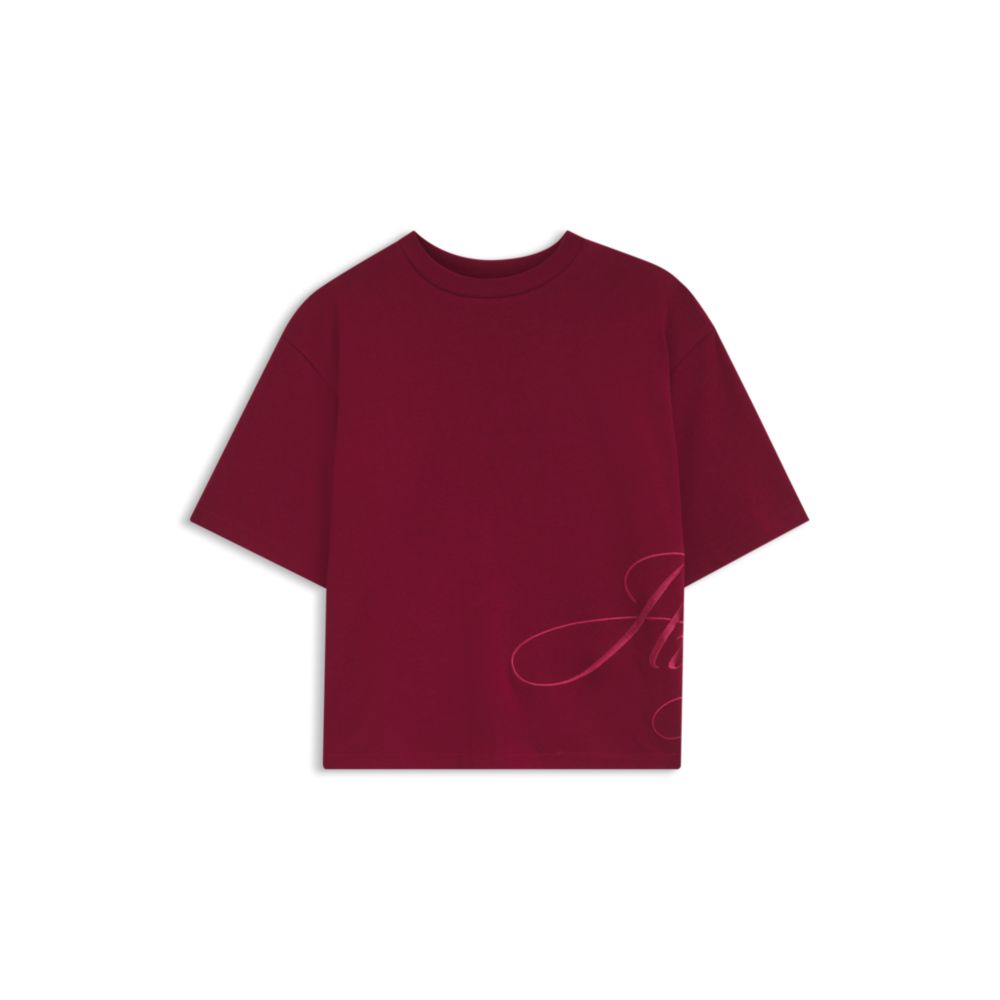 Camiseta de algodón de corte amplio