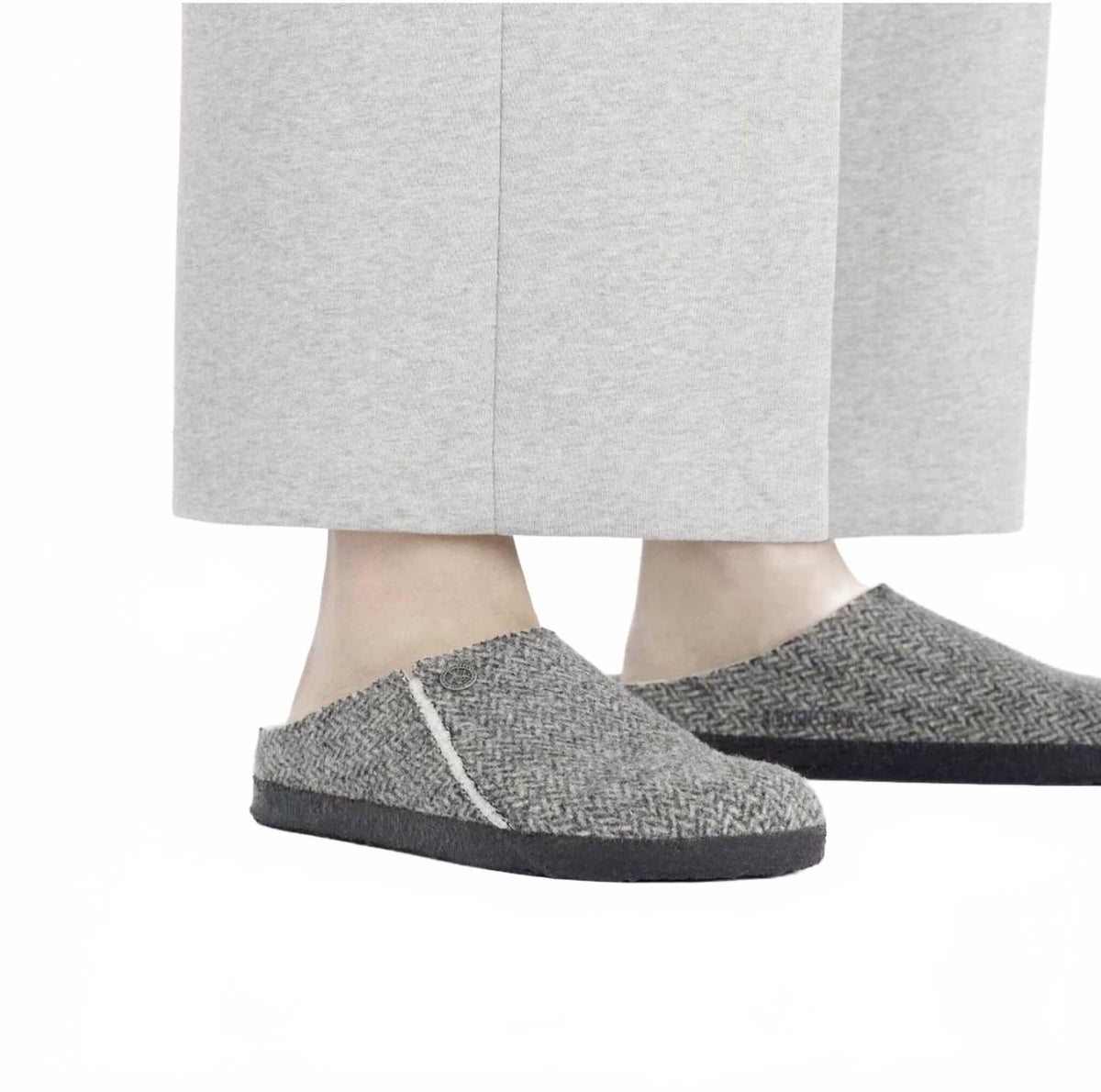 Pantuflas de mujer color gris