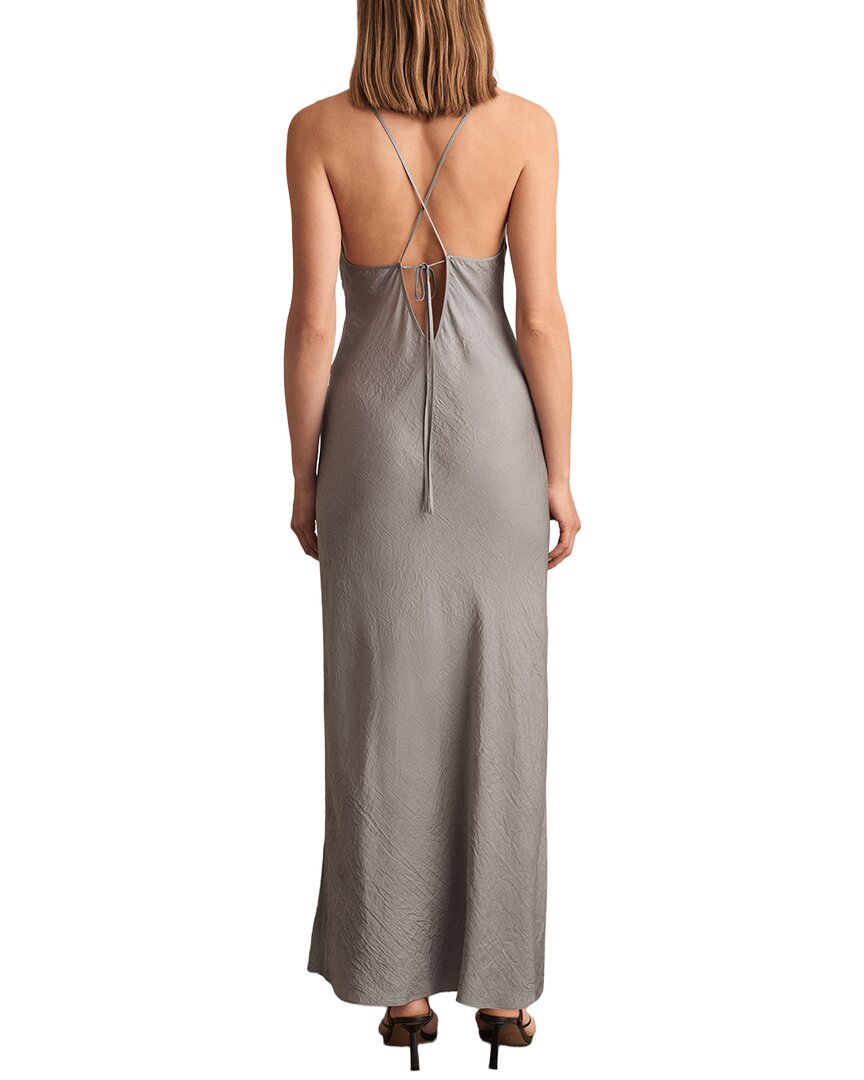 Vestido de satén midi