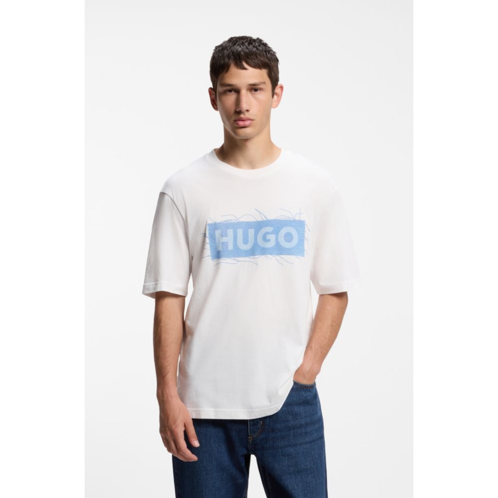 Camiseta de algodón con estampado