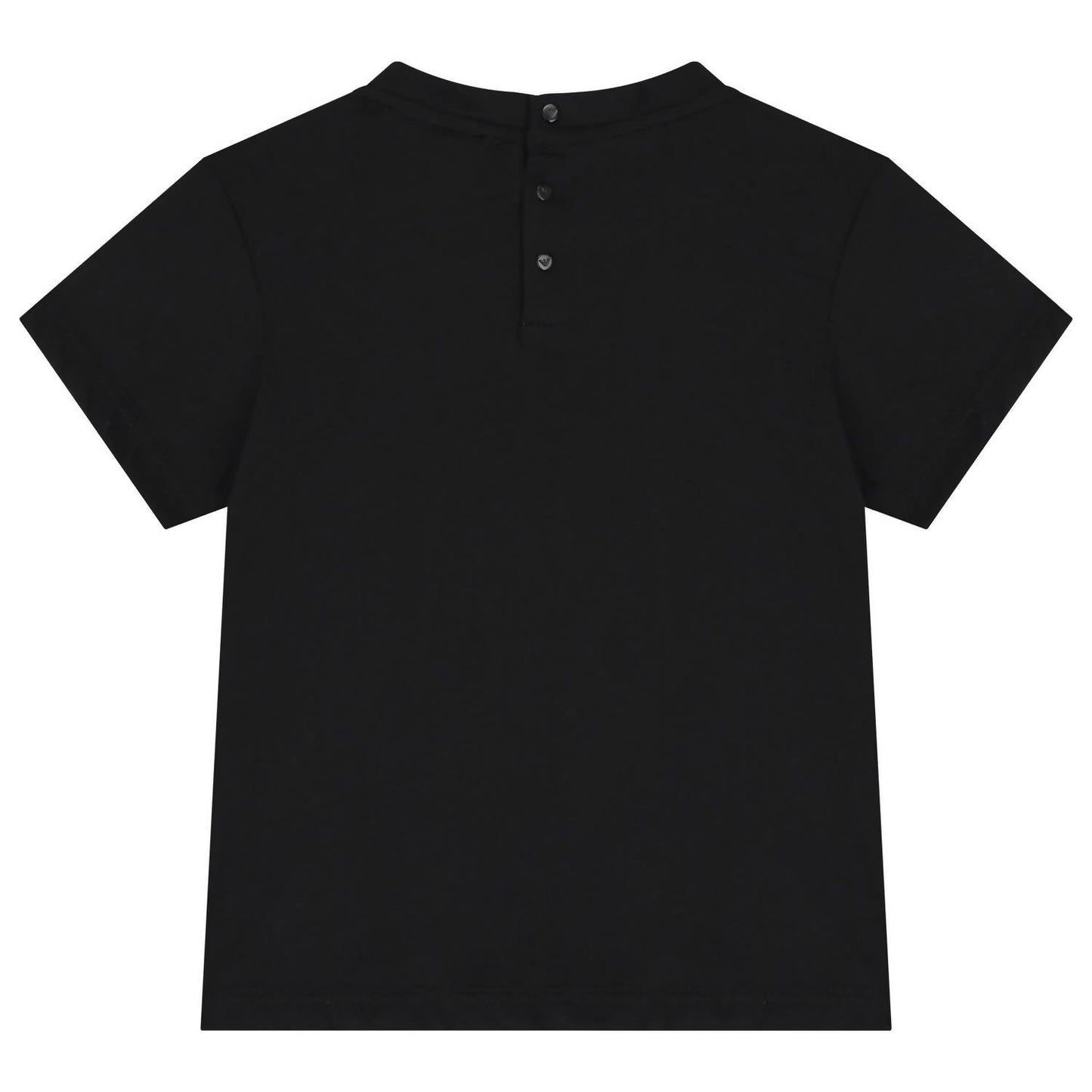 Camiseta infantil con estampado color negro