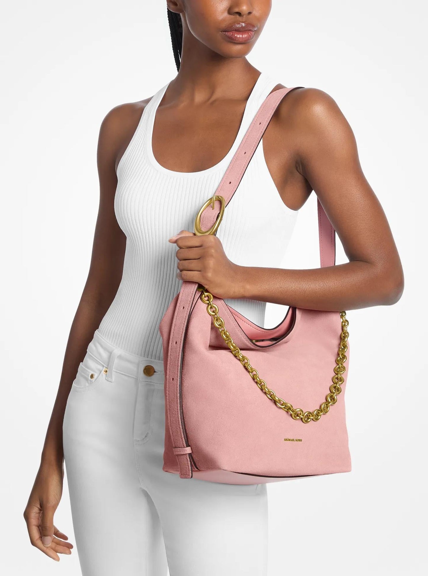 Bolso tote de gamuza