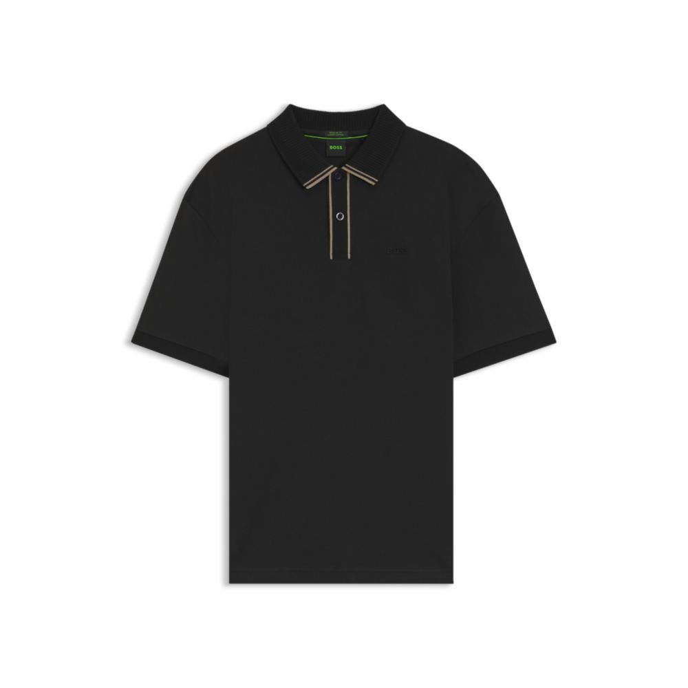 Polo de algodón a rayas