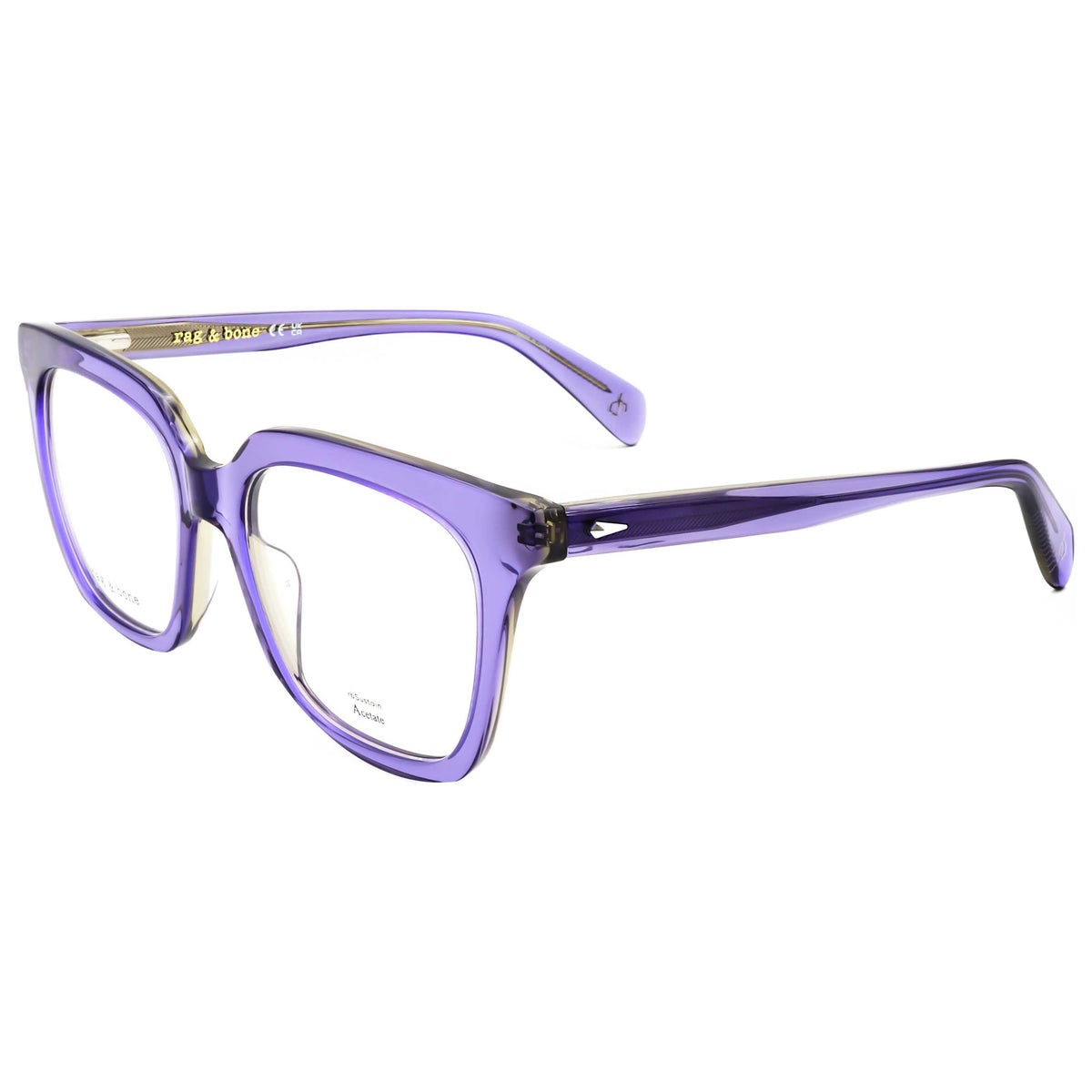 Montura para gafas de mujer 54 mm color azul y verde