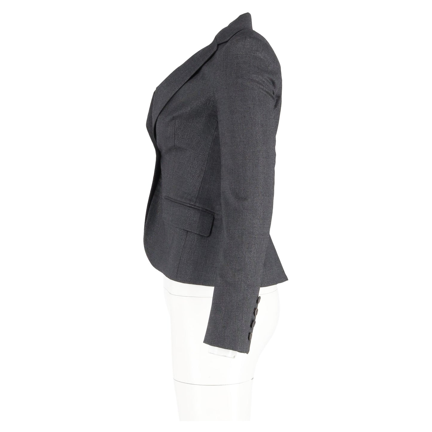 Blazer de lana color gris