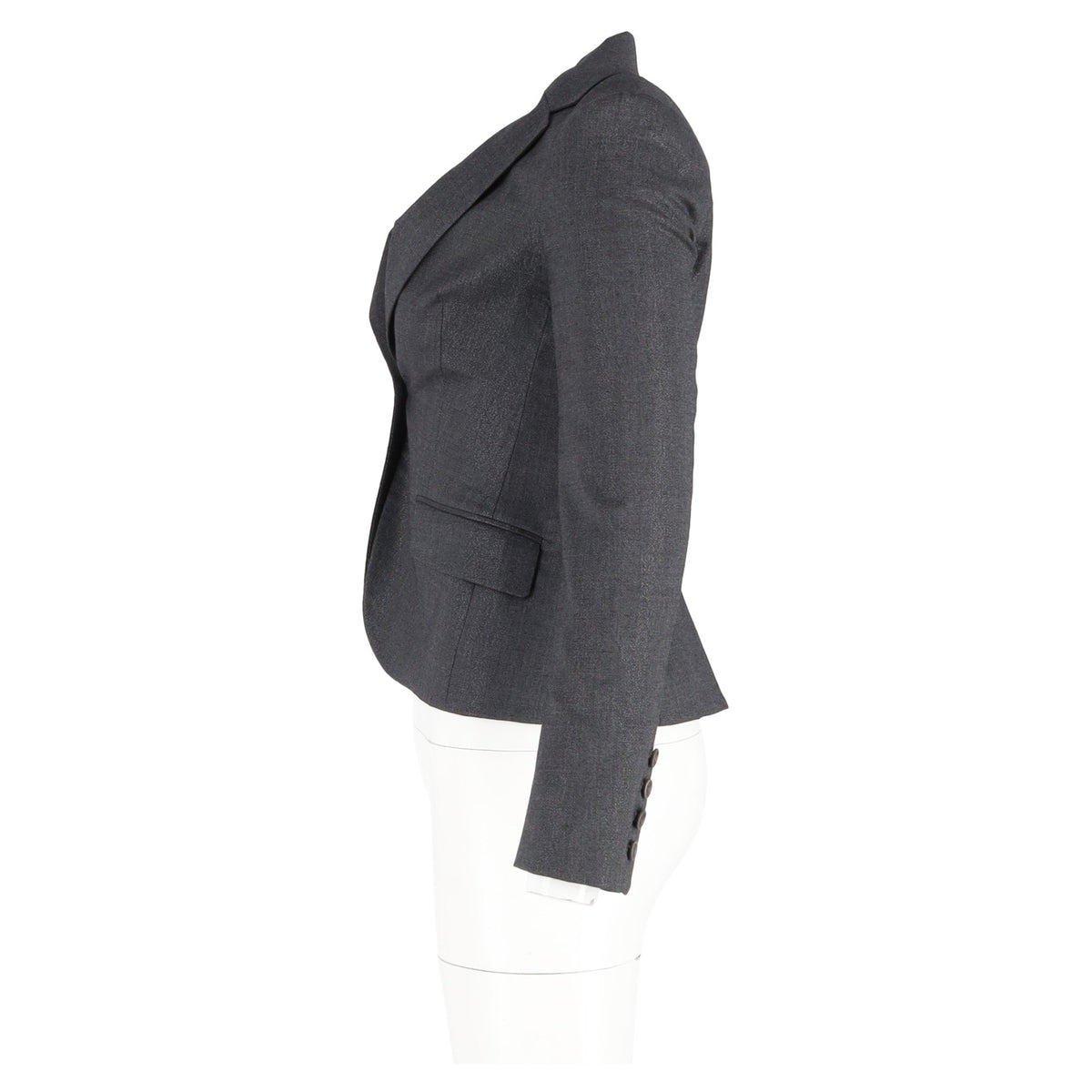 Blazer de lana color gris