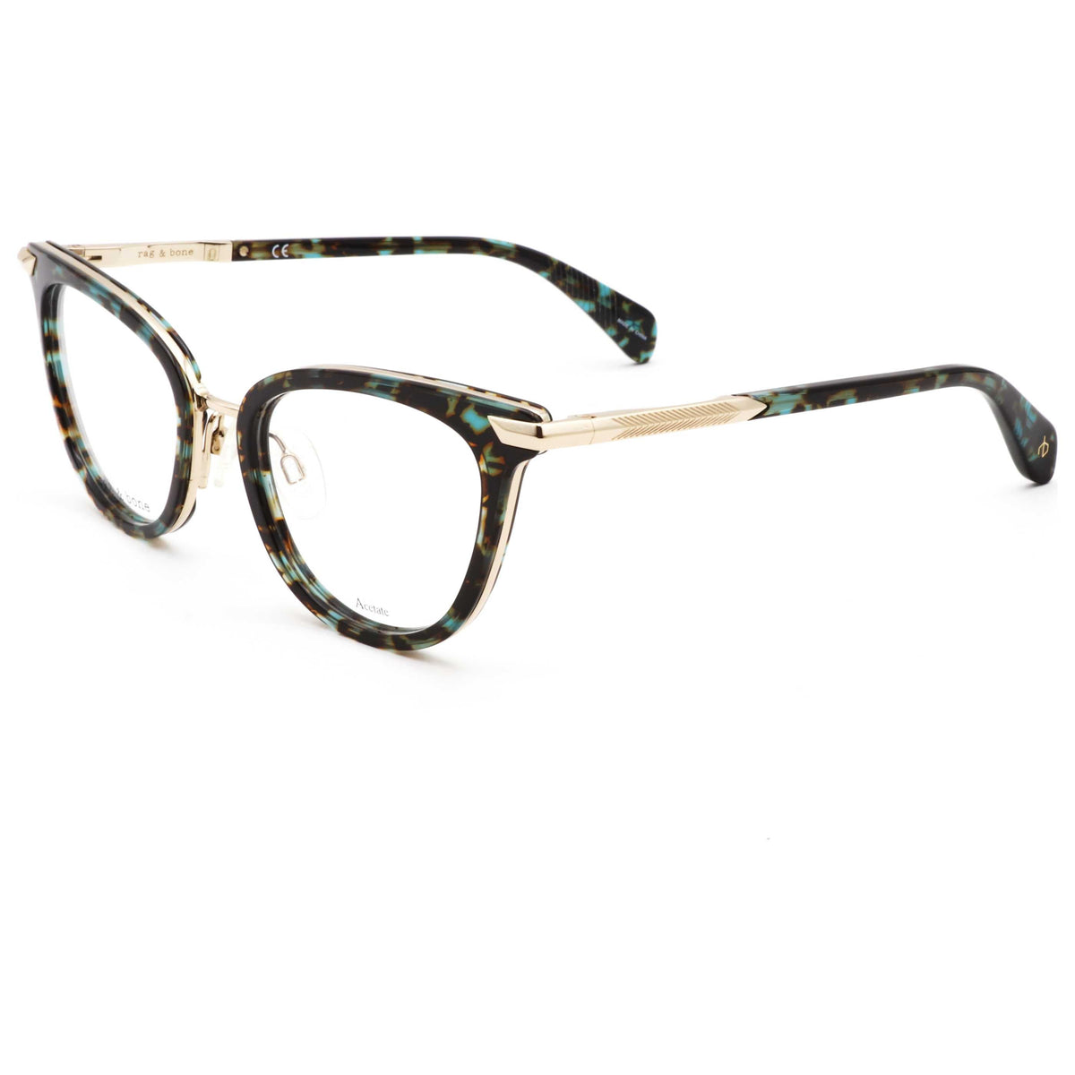 Montura para gafas de mujer 51 mm color verde
