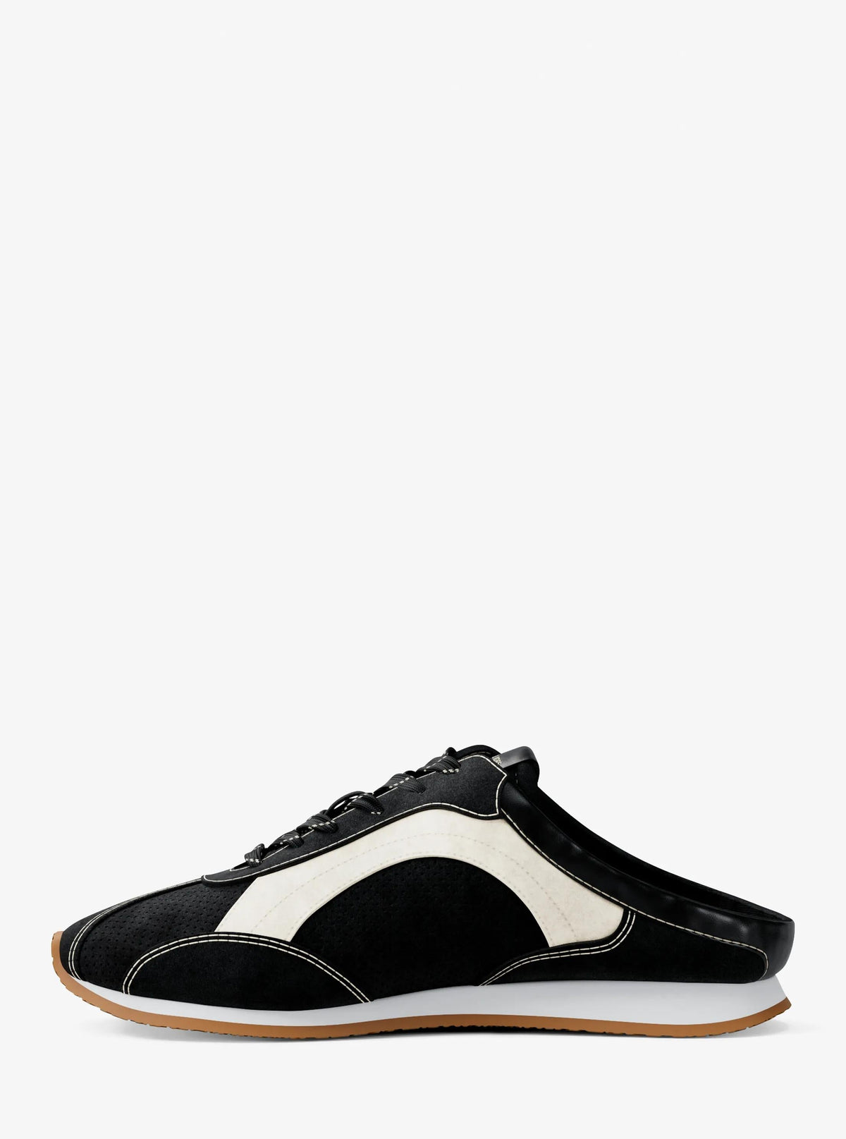 Tenis de gamuza sin cordones