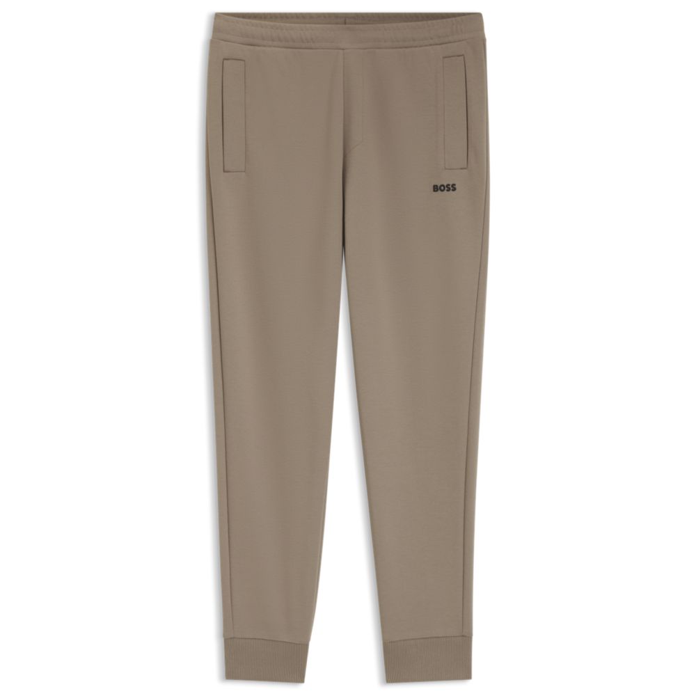 Pantalón deportivo de mezcla de algodón con bordado