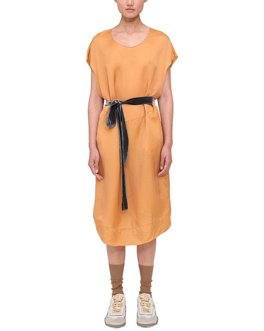 Vestido de mezcla de seda midi
