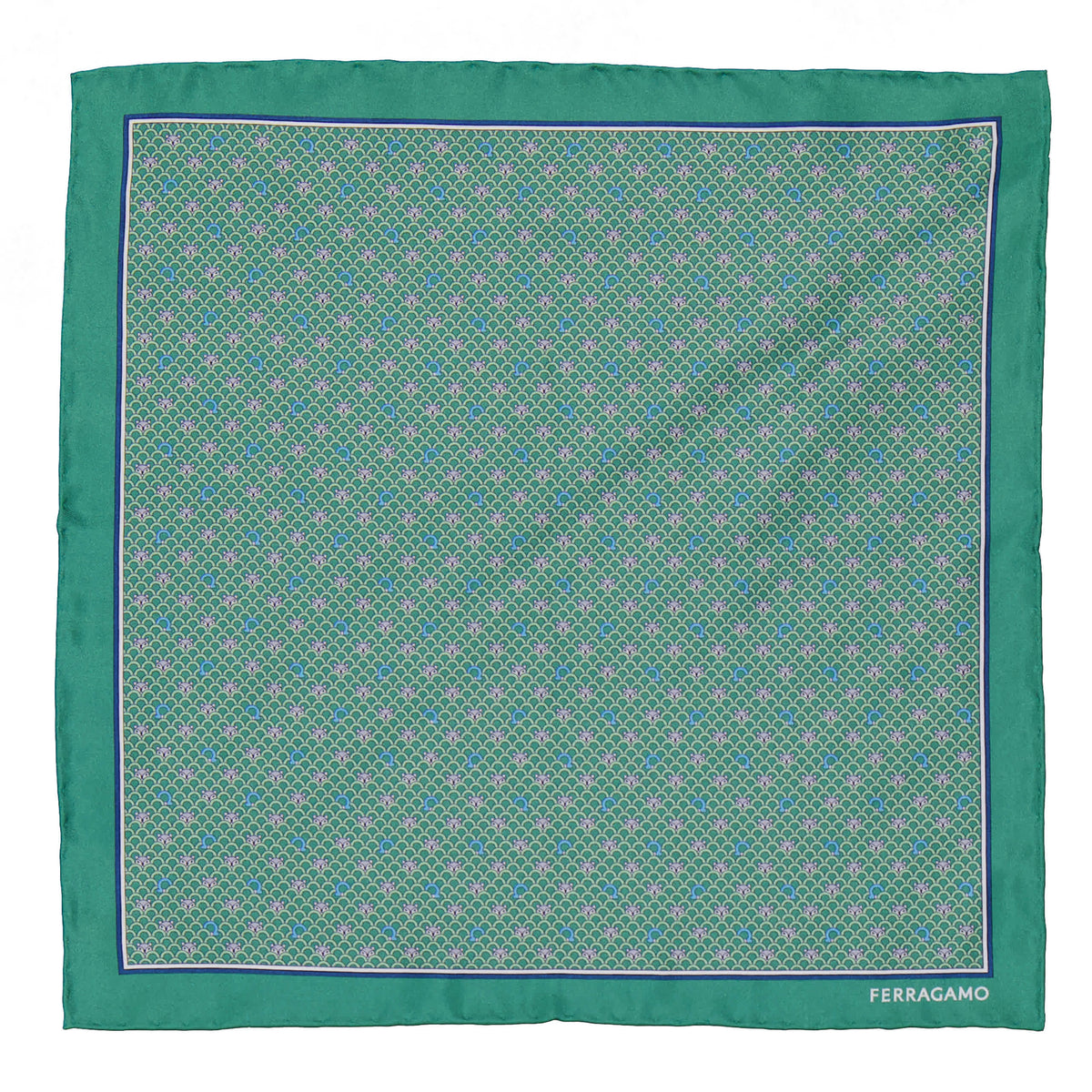 Pañuelo de bolsillo color verde