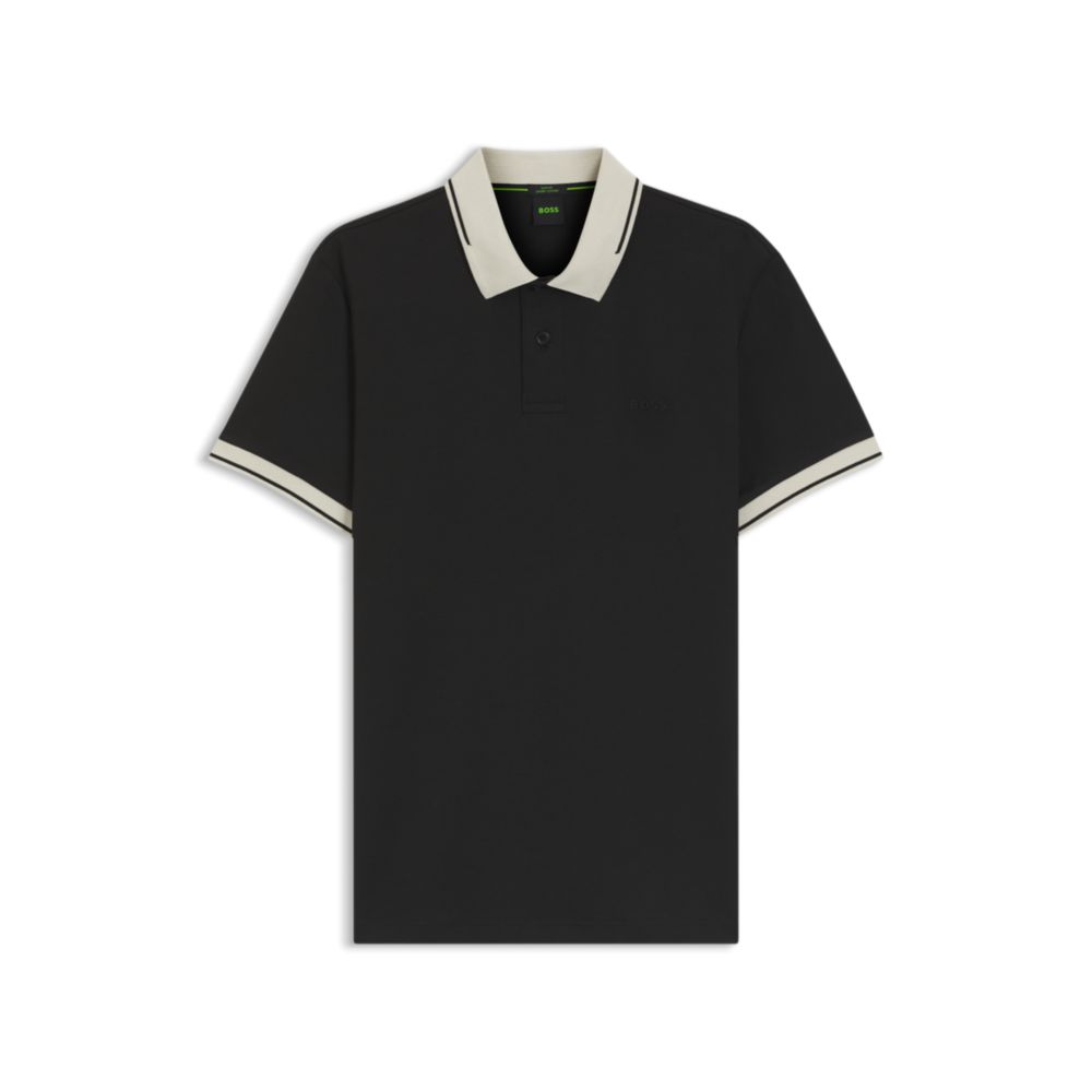 Polo de algodón de corte ajustado