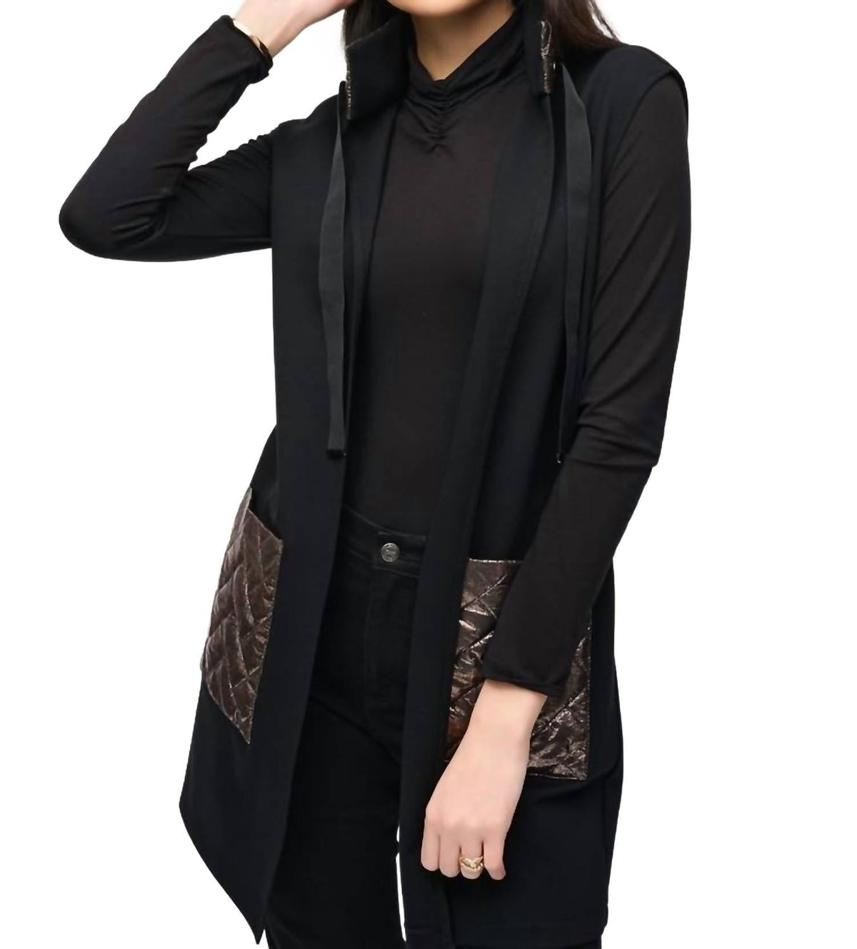 Chaleco color negro
