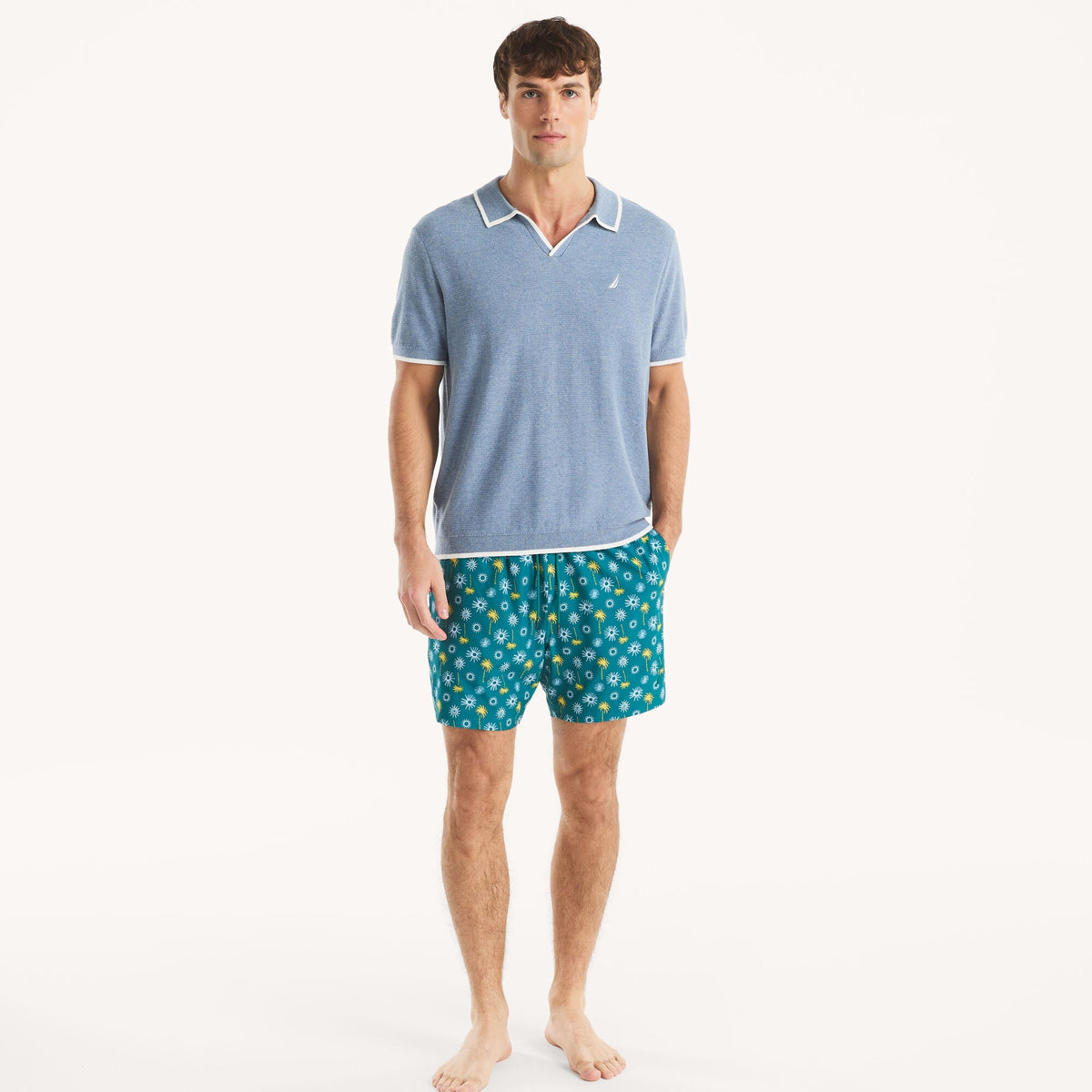 Vestido de baño de hombre con estampado